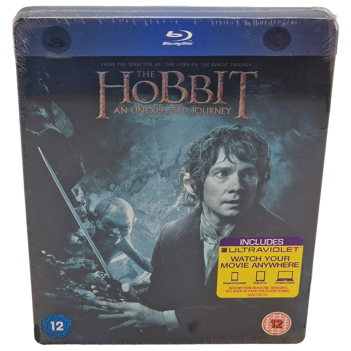 Le Hobbit : Un voyage inattendu SteelBook édition limitée Blu-ray UK Region B