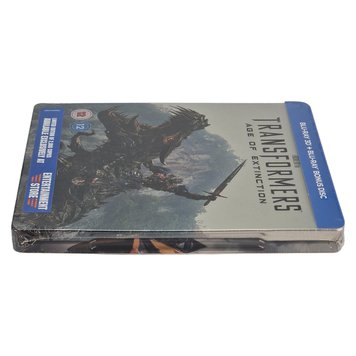 Transformers: Age of Extinction 3D Blu-ray SteelBook Débossé Zavvi 2000 éx B