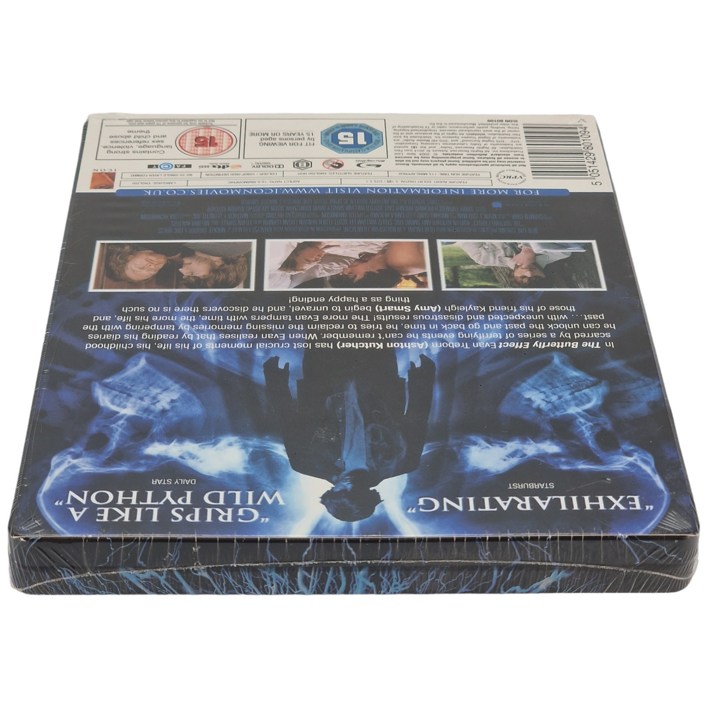 L'Effet papillon Blu-ray Steelbook Zavvi Édit limitée 2000 Ex. Ashton Kutcher B