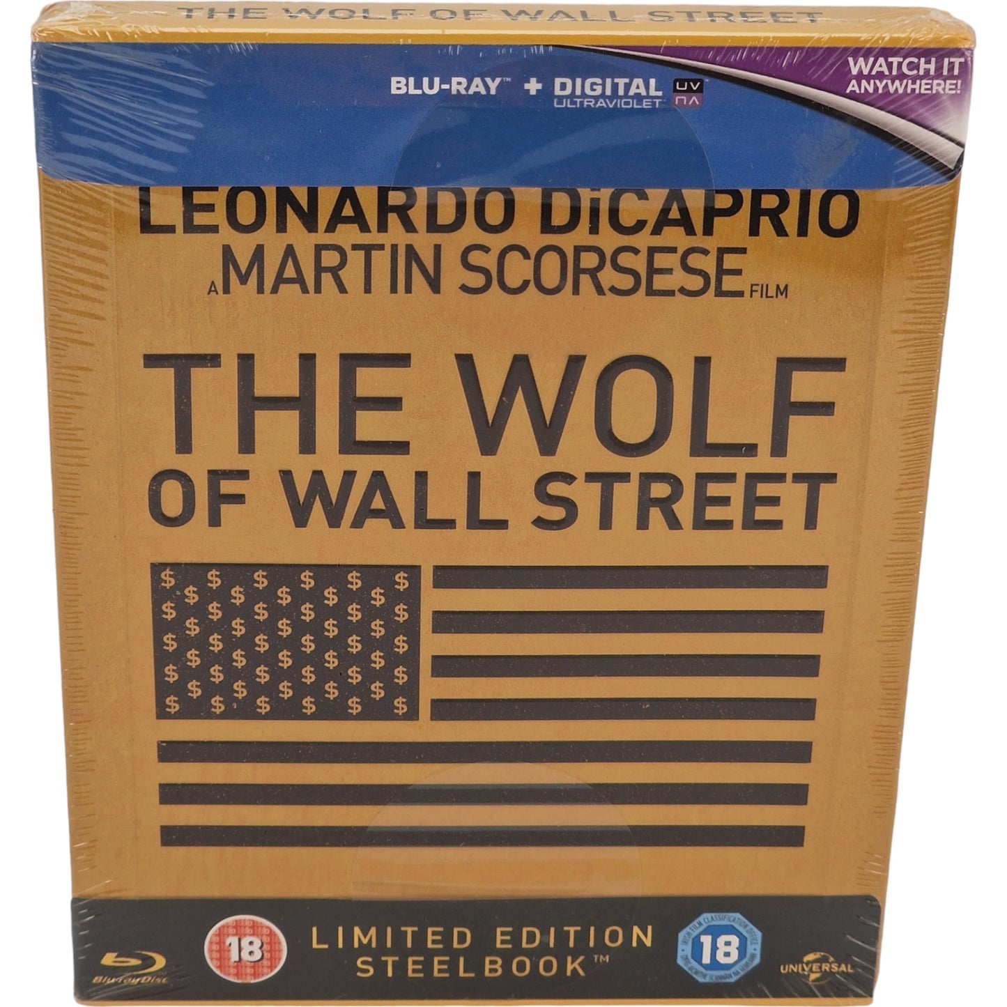 Le loup de Wall Street Blu-ray Steelbook Débossé Zavvi Édt Ltd   DiCaprio, Libre