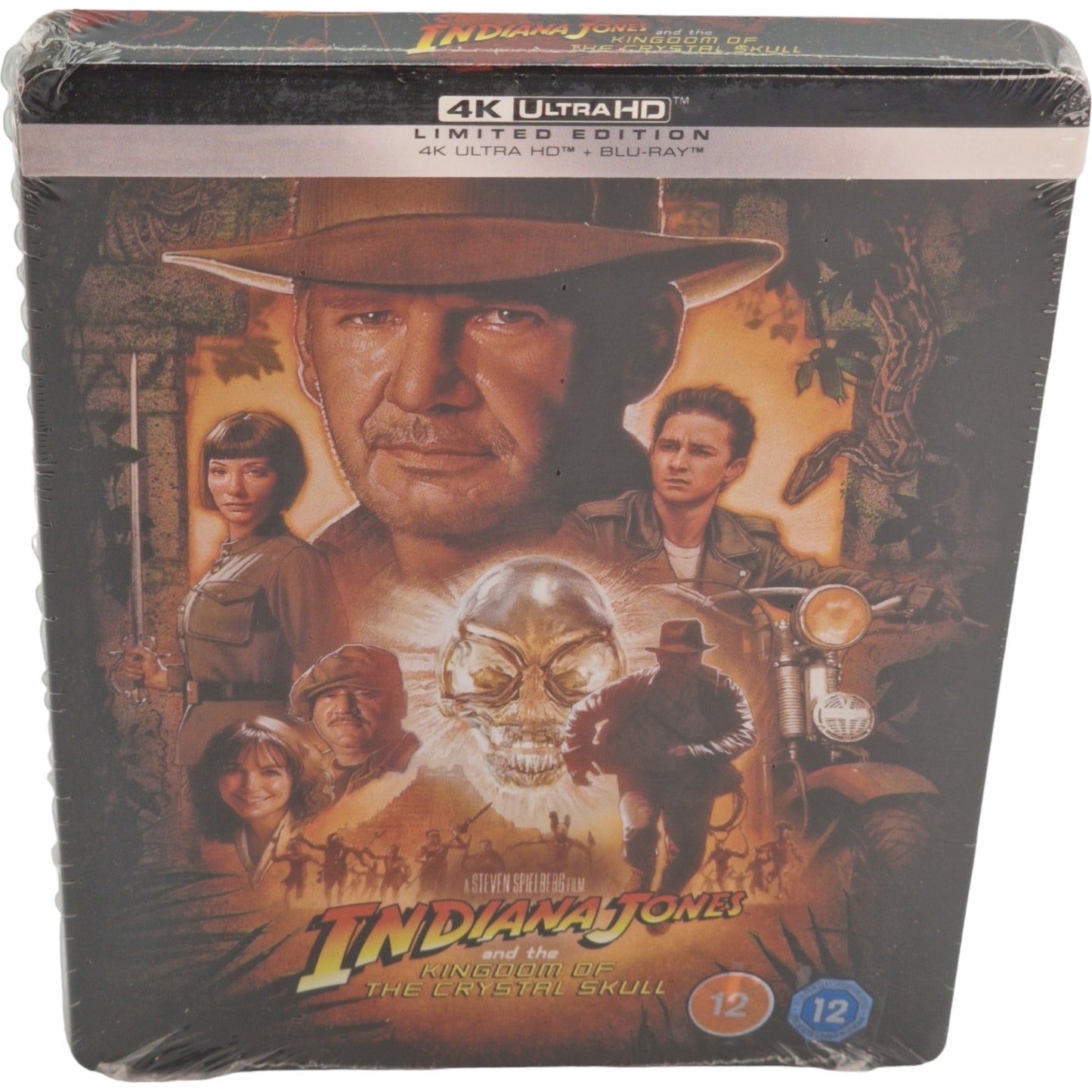 Indiana Jones & the Kingdom of the Crystal Skull SteelBook 4K Ultra HD + Blu-ray