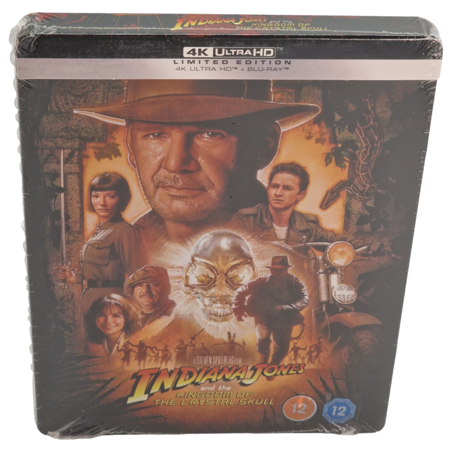 Indiana Jones & the Kingdom of the Crystal Skull SteelBook 4K Ultra HD + Blu-ray