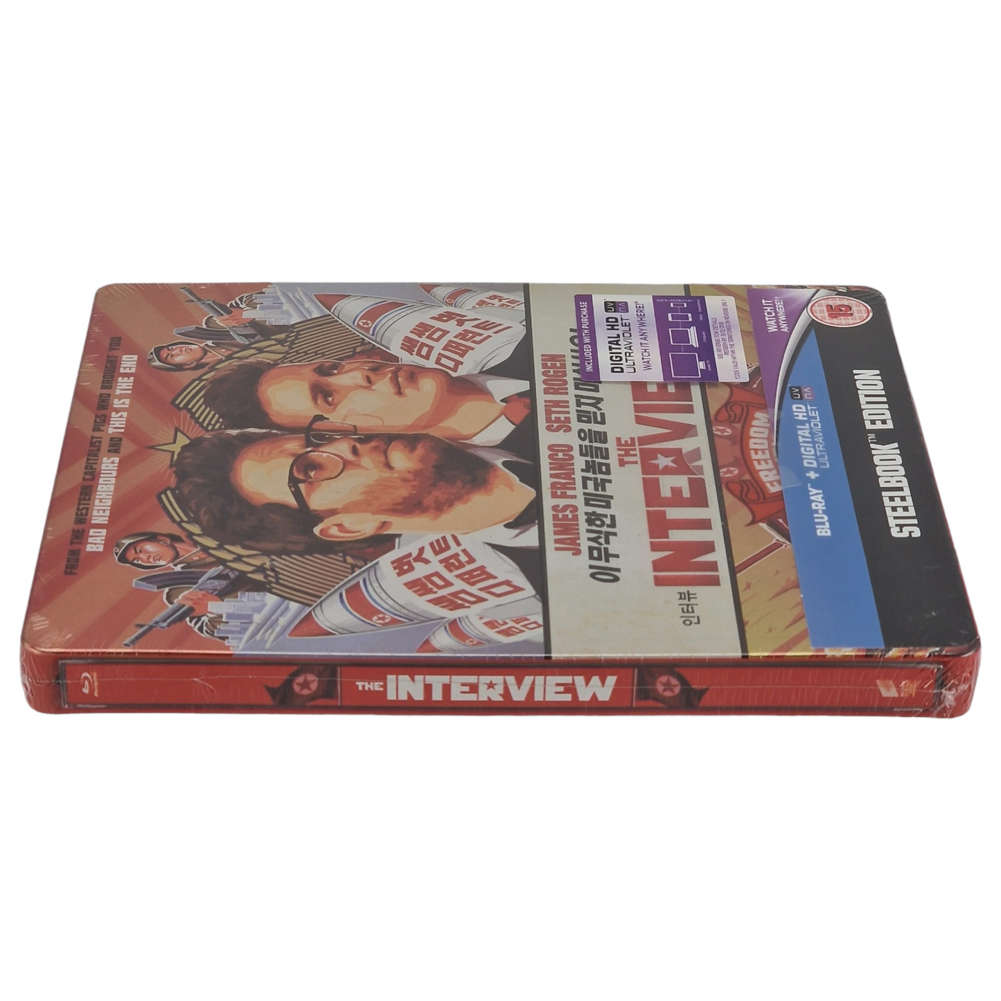 The Interview Blu-ray SteelBook Édition limitée 2015 Region Libre