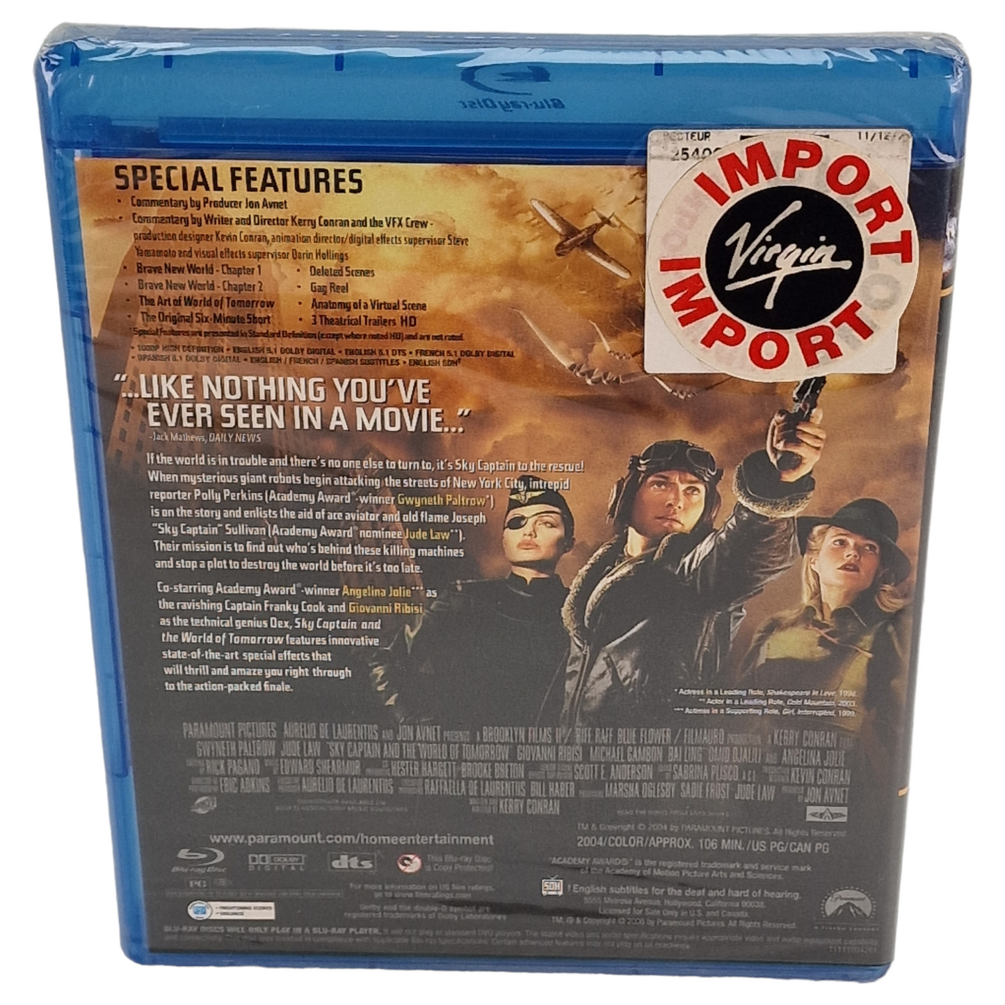 Capitaine Sky et le Monde de demain Blu-ray 2017 Region A Fr