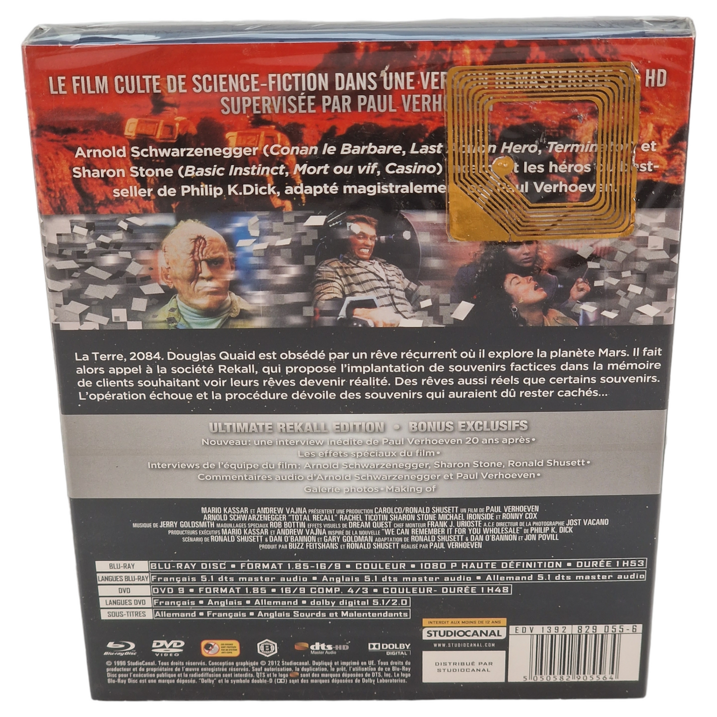 Total Recall 2012 Édition spéciale non coupée / Blu-ray + DVD Region B Fr