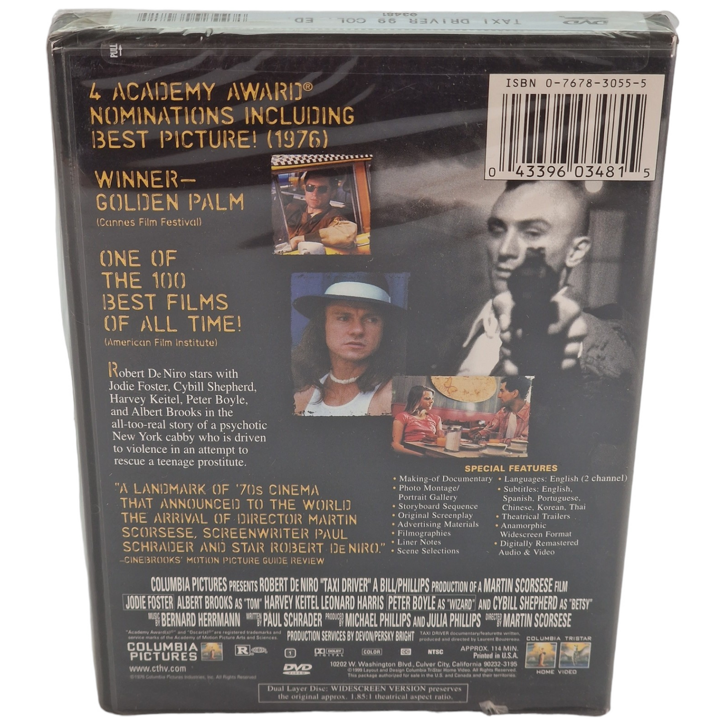 Taxi Driver DVD US Import VO ___Région 1 __ 2002 Neuf