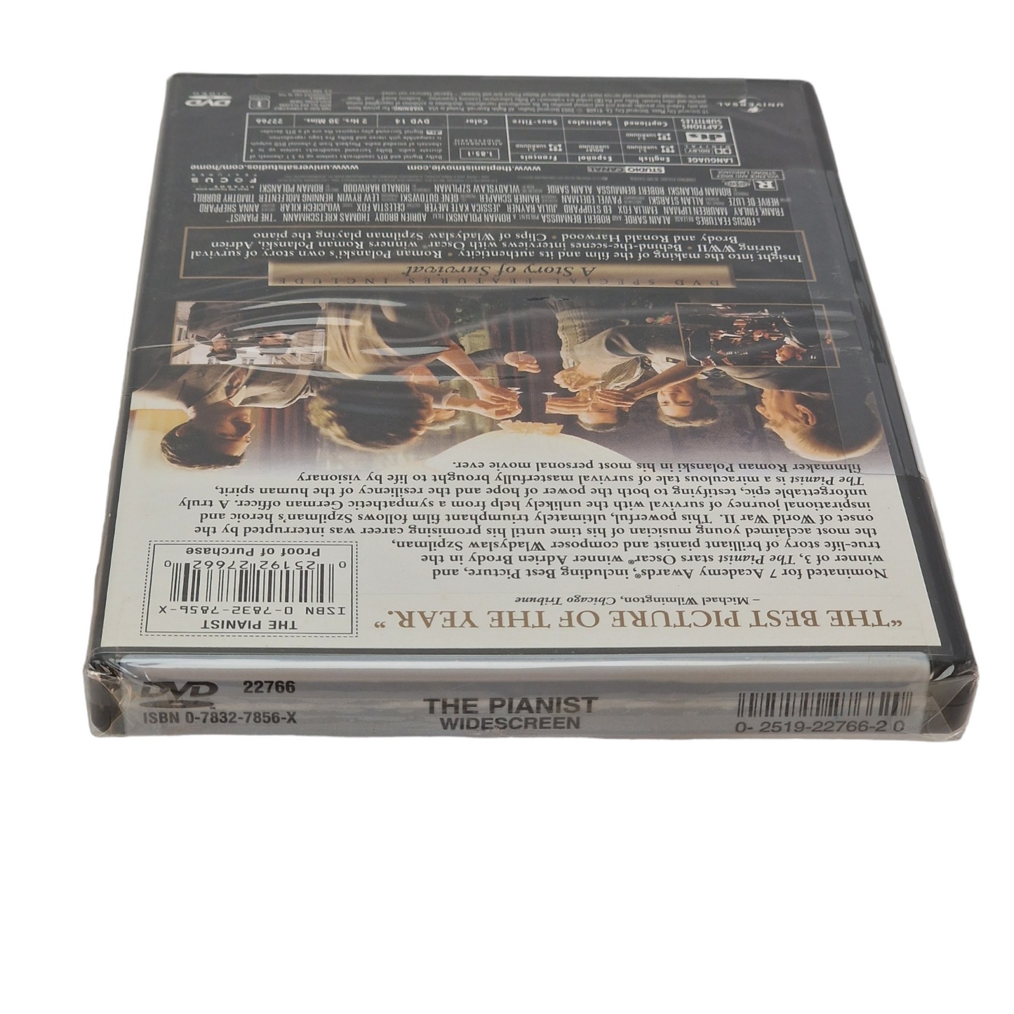 Le pianiste DVD  US Import  VF Région 1  Roman Polanski, Adrien Brody