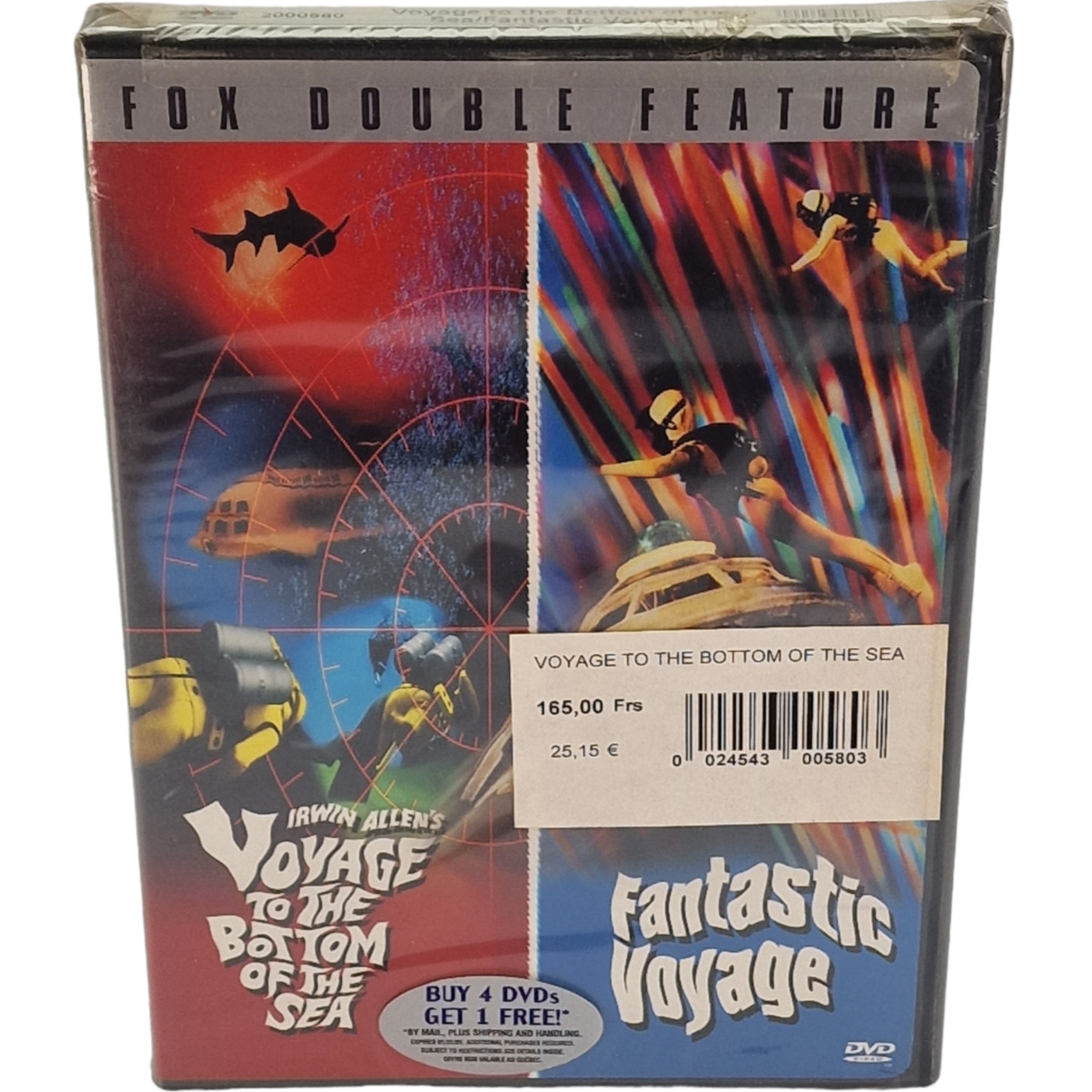 Voyage au fond de la mer / Voyage fantastique 2 Films DVD US Import VF Région 1