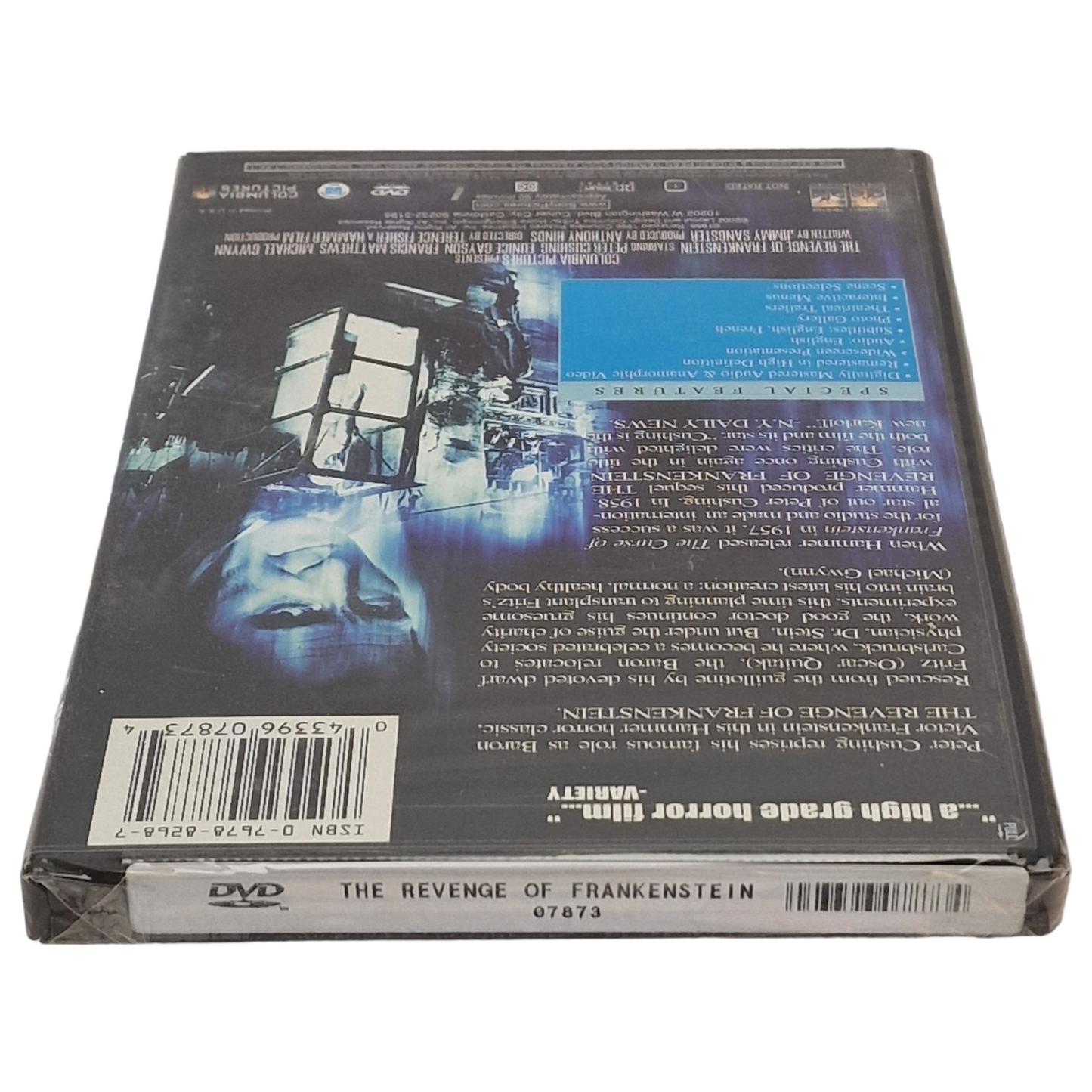 La Revanche de Frankenstein DVD 2002 US Import Région 1 VO/ STFR   Terence Fisher