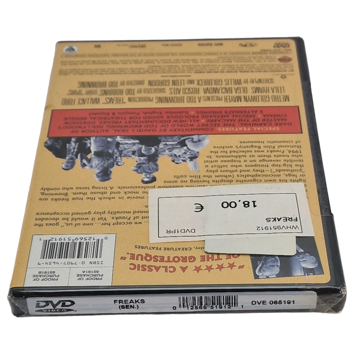 Freaks DVD  VO/ STFR Canada Import  Région 1 Wallace Ford, Leila Hyams