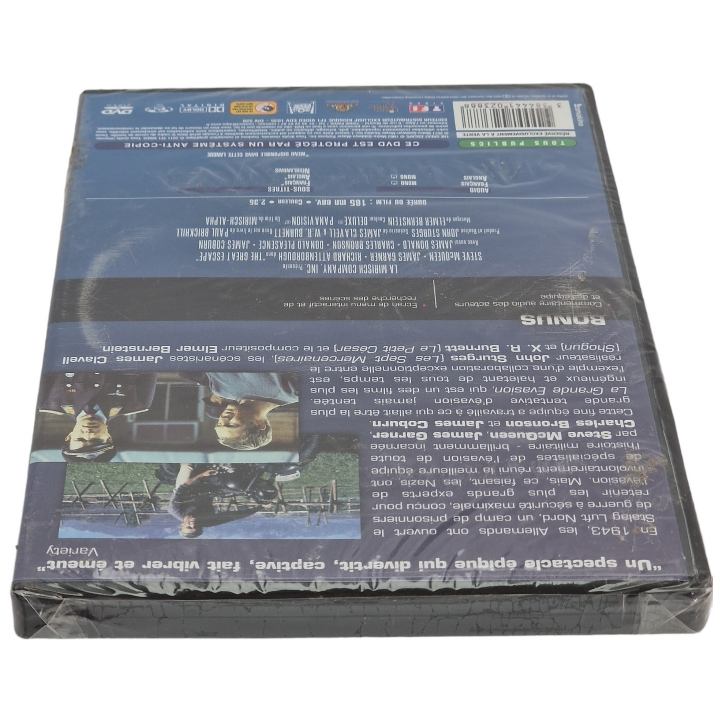 La Grande Evasion DVD france VF Region 2 Steve McQueen, James Garner