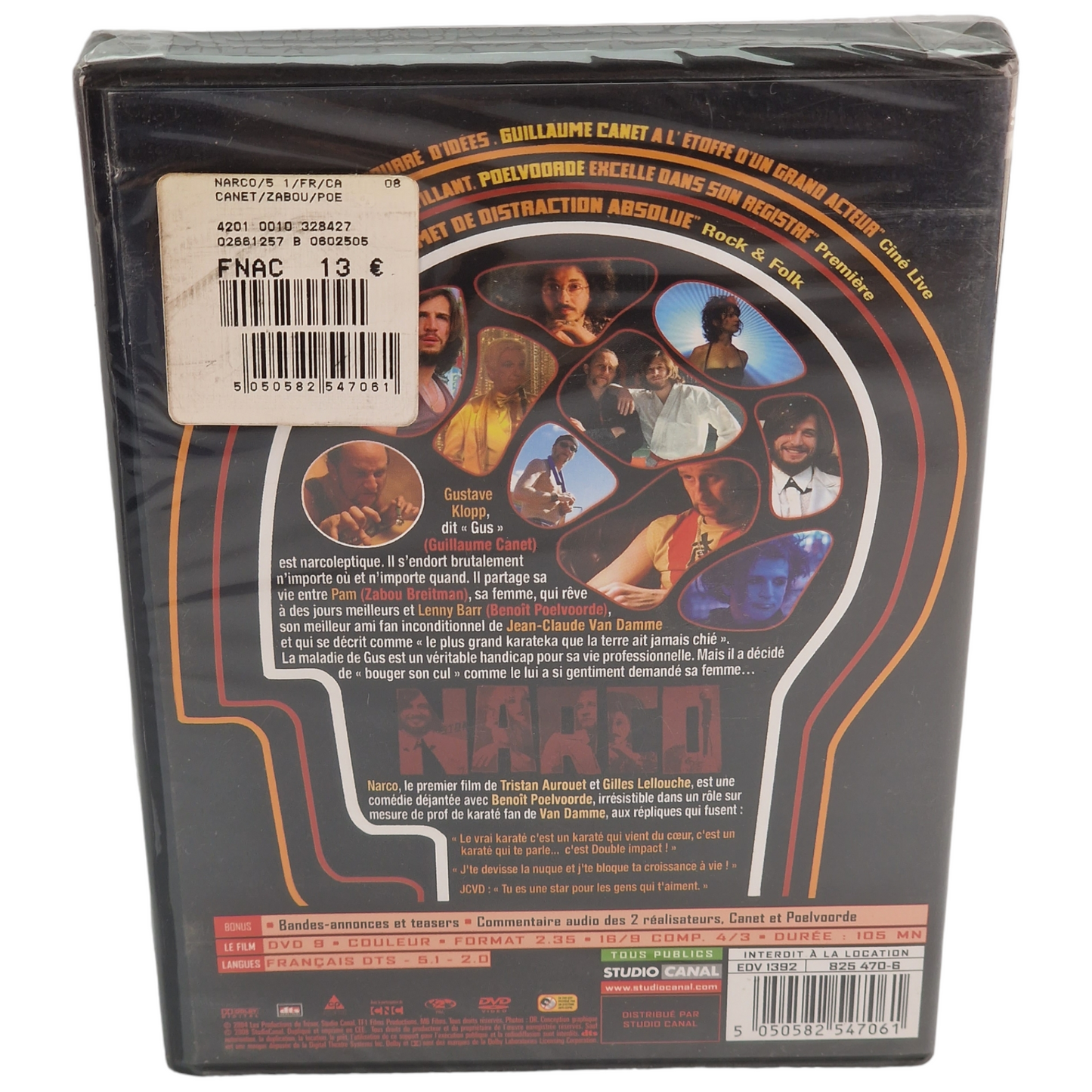 Narco DVD  Region 2 Guillaume Canet, Benoît Poelvoorde Jean-Claude Van Damme