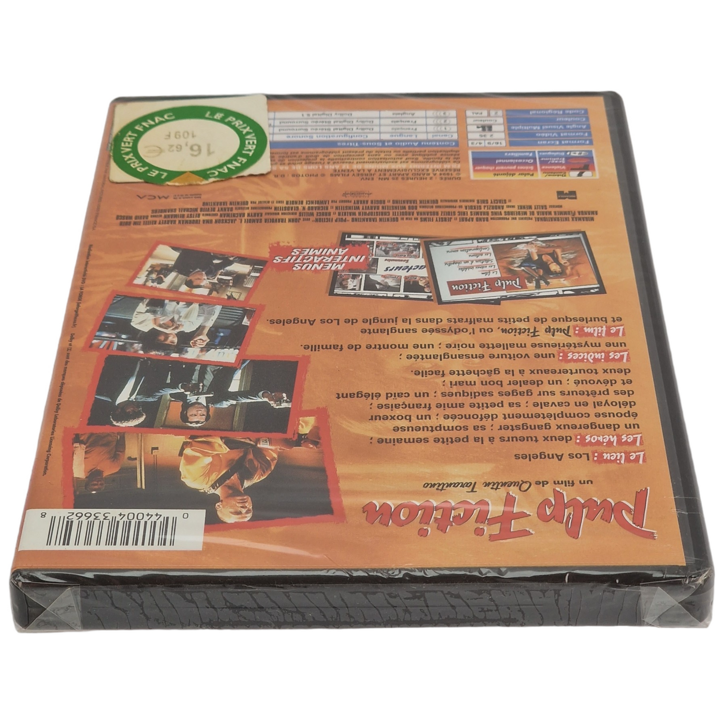 Pulp Fiction DVD  Region B Tarantino John Travolta, Samuel L. Jackson