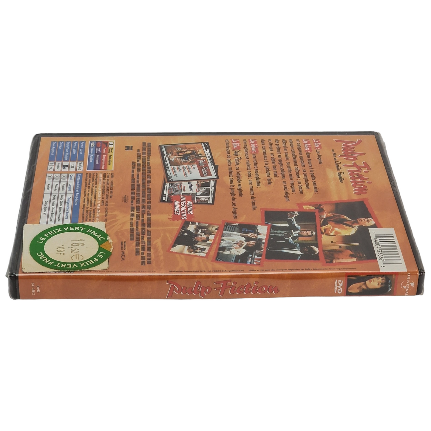 Pulp Fiction DVD  Region B Tarantino John Travolta, Samuel L. Jackson
