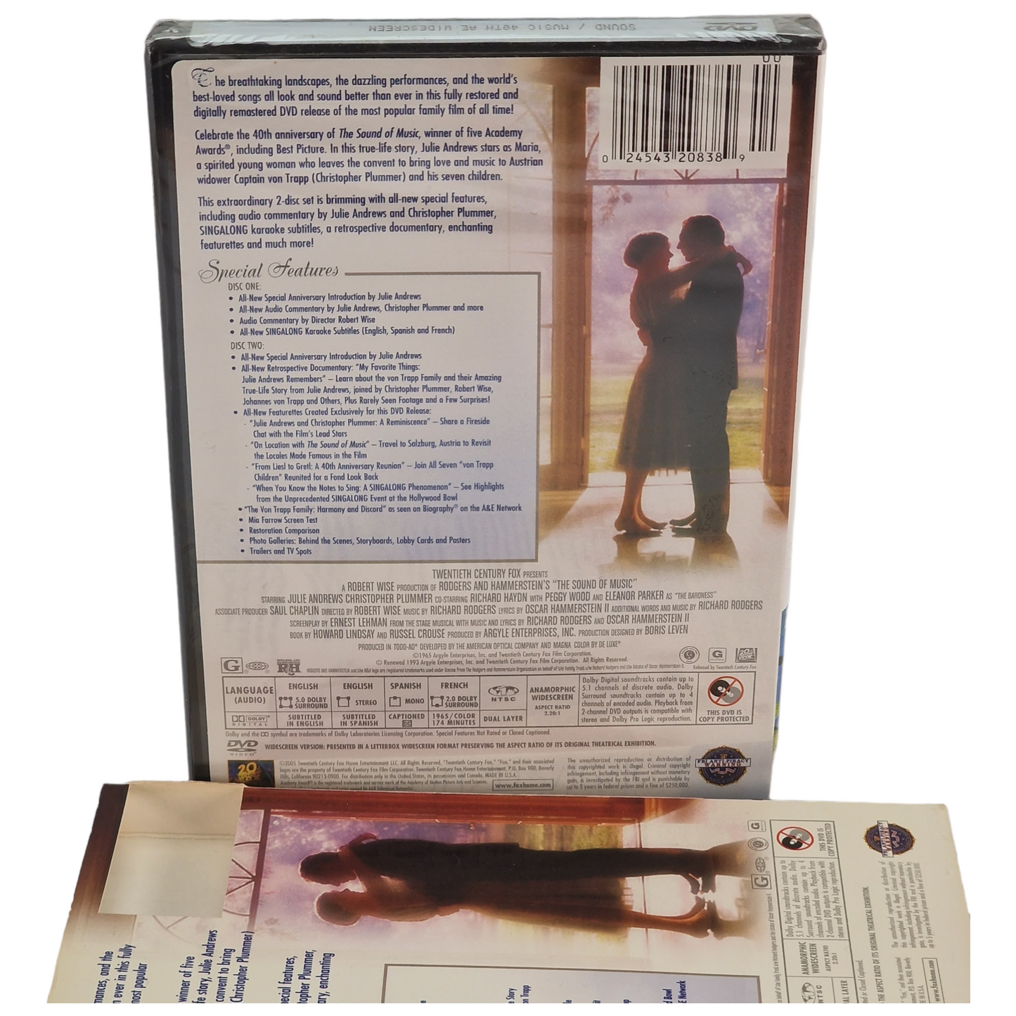The Sound of Music DVD Édition spéciale 40eme VF ___ US Import Région 1 __2005 Neuf
