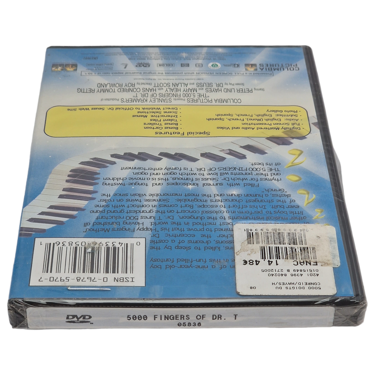 Les 5 000 Doigts du Dr T DVD  VO/ STFR   US Import  2001 Neuf Région 1
