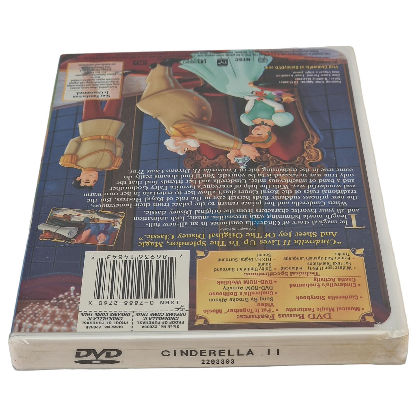Cendrillon 2 : Une vie de princesse DVD Disney US Impor VFt 2002 Région 1