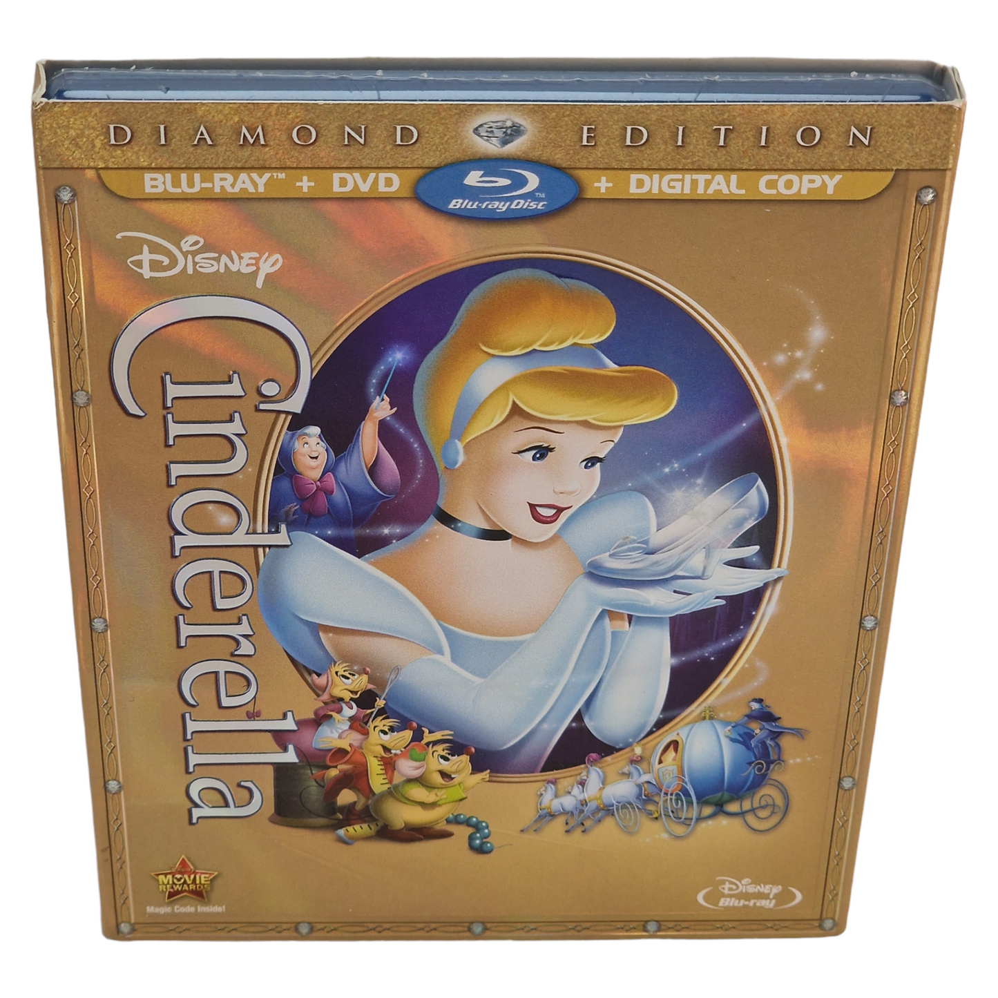 Cendrillon Blu-ray Édition Diamant 3-Disc Blu-ray + DVD Import VF Region A 2012