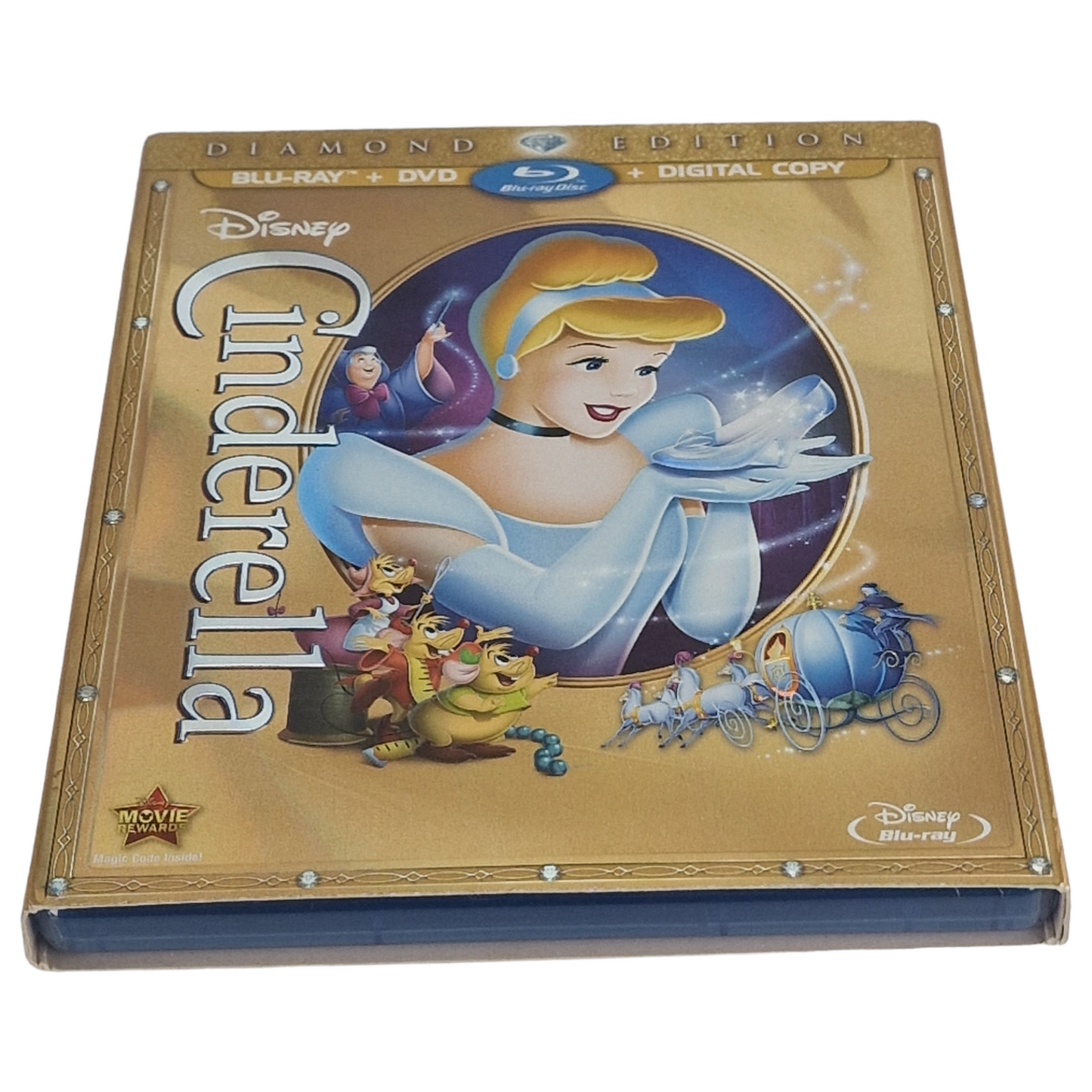 Cendrillon Blu-ray Édition Diamant 3-Disc Blu-ray + DVD Import VF Region A 2012