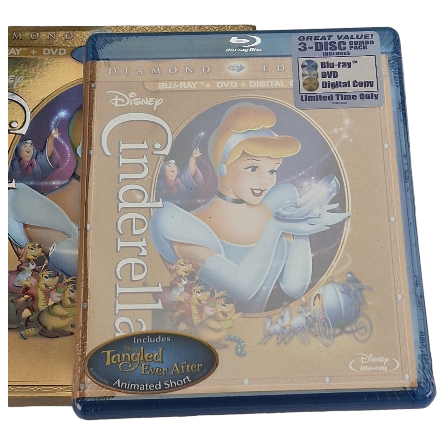 Cendrillon Blu-ray Édition Diamant 3-Disc Blu-ray + DVD Import VF Region A 2012