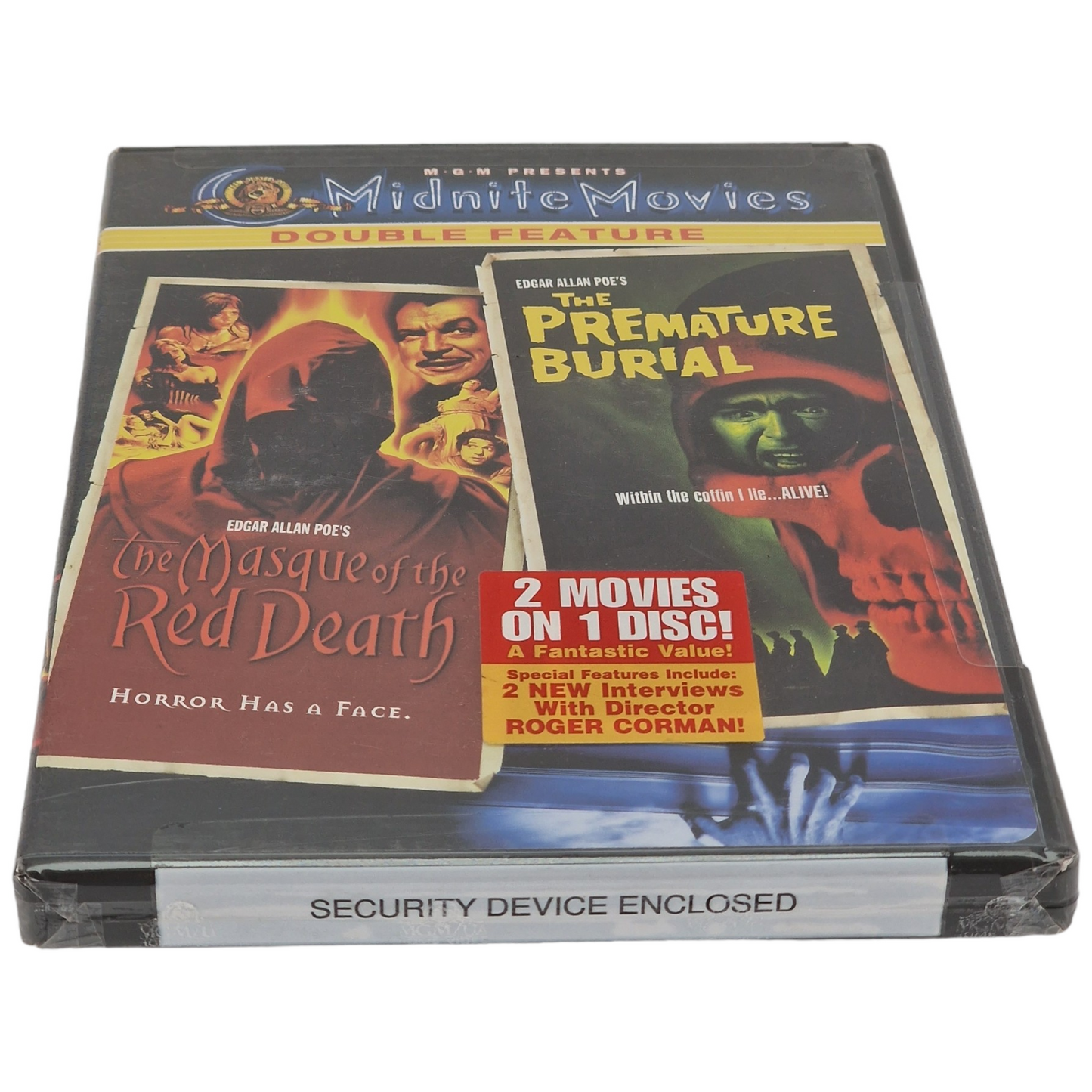 Le Masque de la mort rouge + Premature Burial DVD 2 Films US Import  Region A