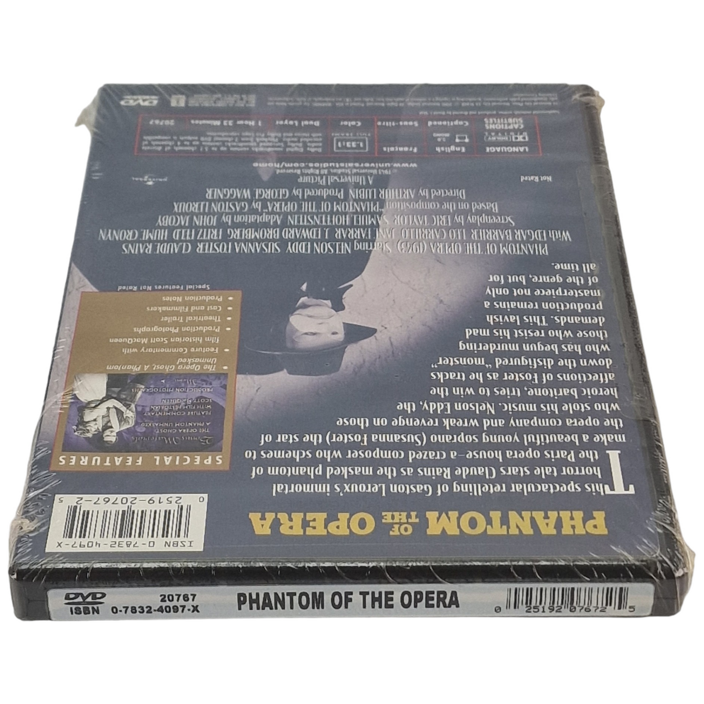 Phantom of the Opera DVD US Import VF Region A  Nelson Eddy, Susanna Foster