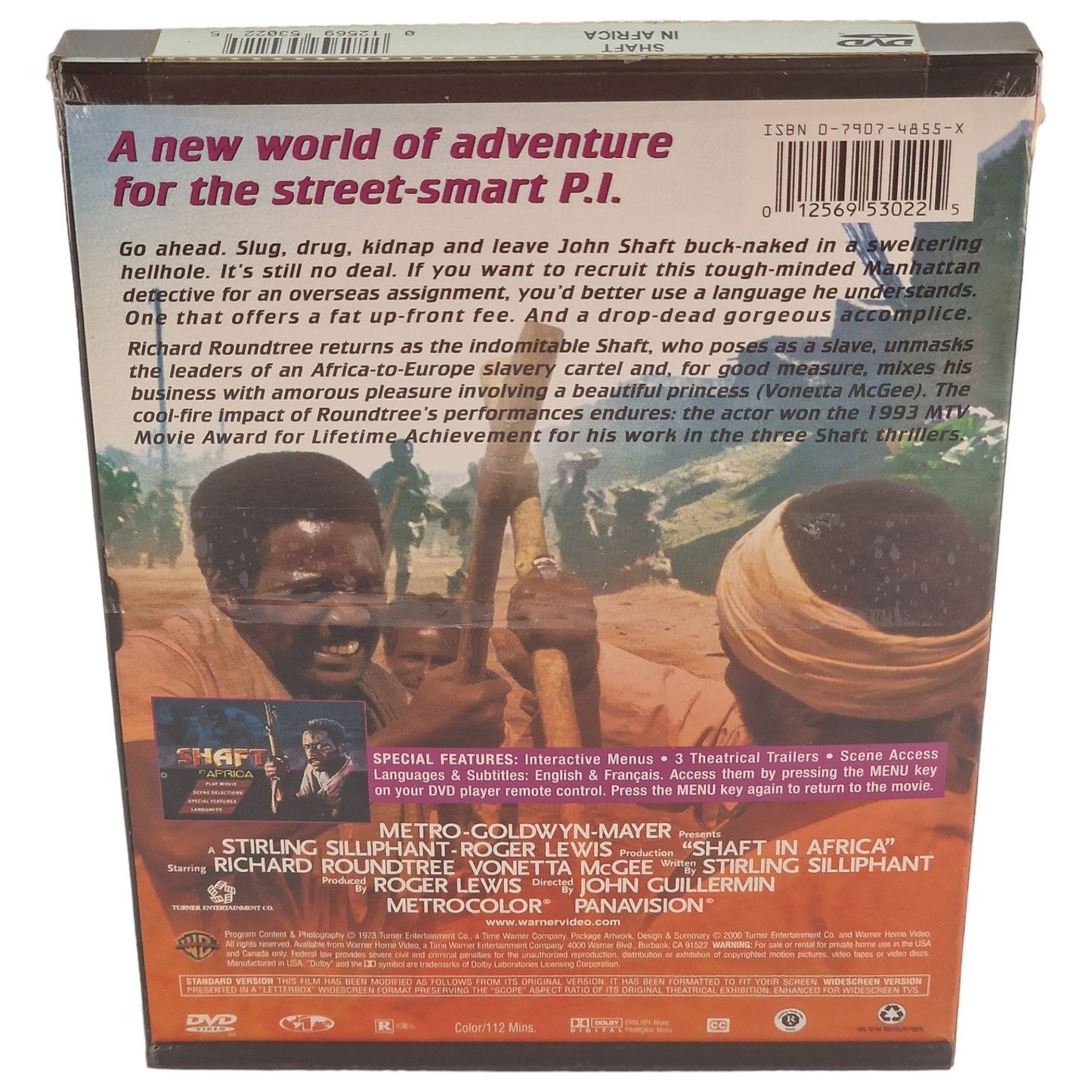 Shaft contre les trafiquants d'hommes DVD Étui à clapet  US Import  Région 1 VF   2000 Neuf