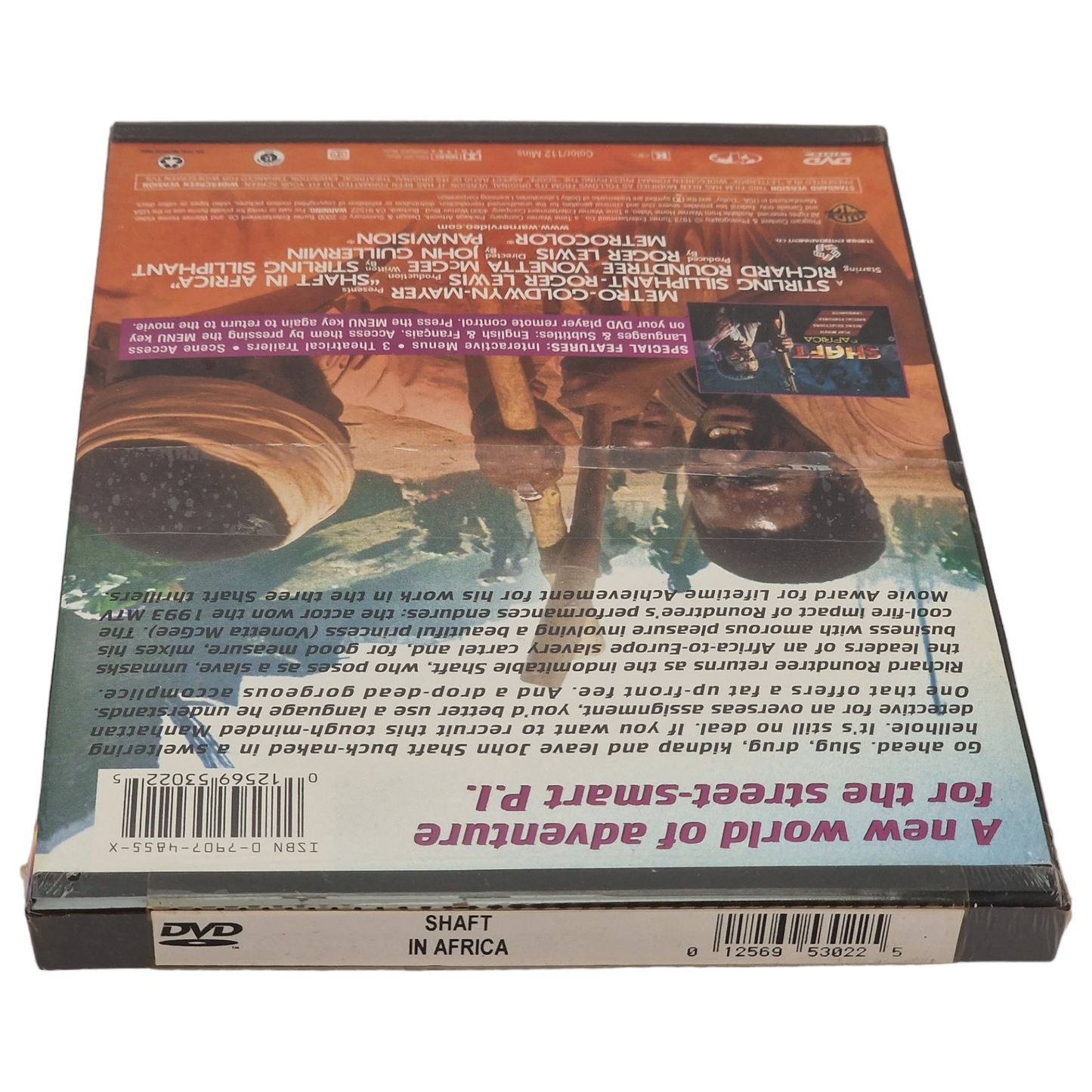 Shaft contre les trafiquants d'hommes DVD Étui à clapet  US Import  Région 1 VF   2000 Neuf
