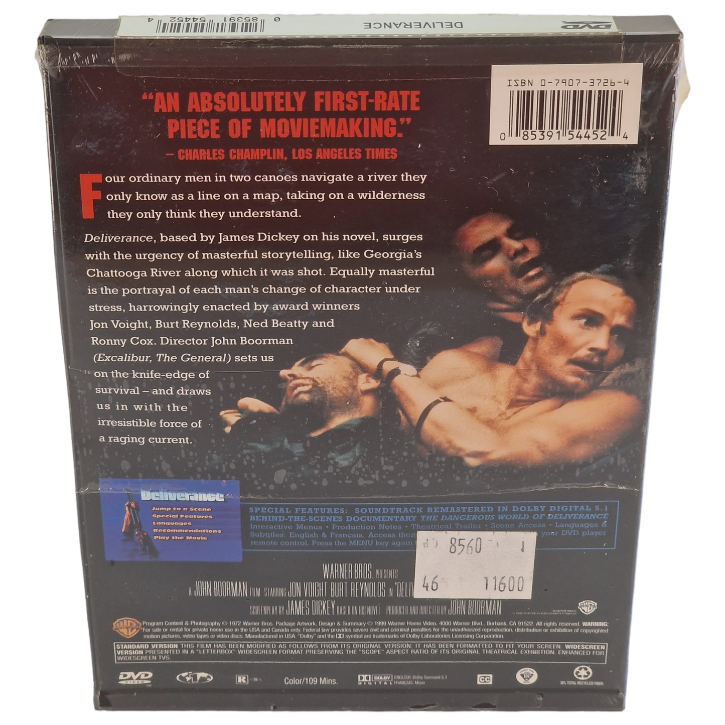 Deliverance DVD Étui à clapet US Import Région 1  VF  Jon Voight, Burt Reynolds
