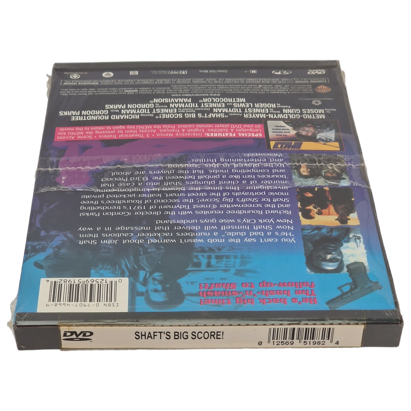 Shaft's Big Score  DVD Étui à clapet US Import  Région 1 VF 2000  Neuf