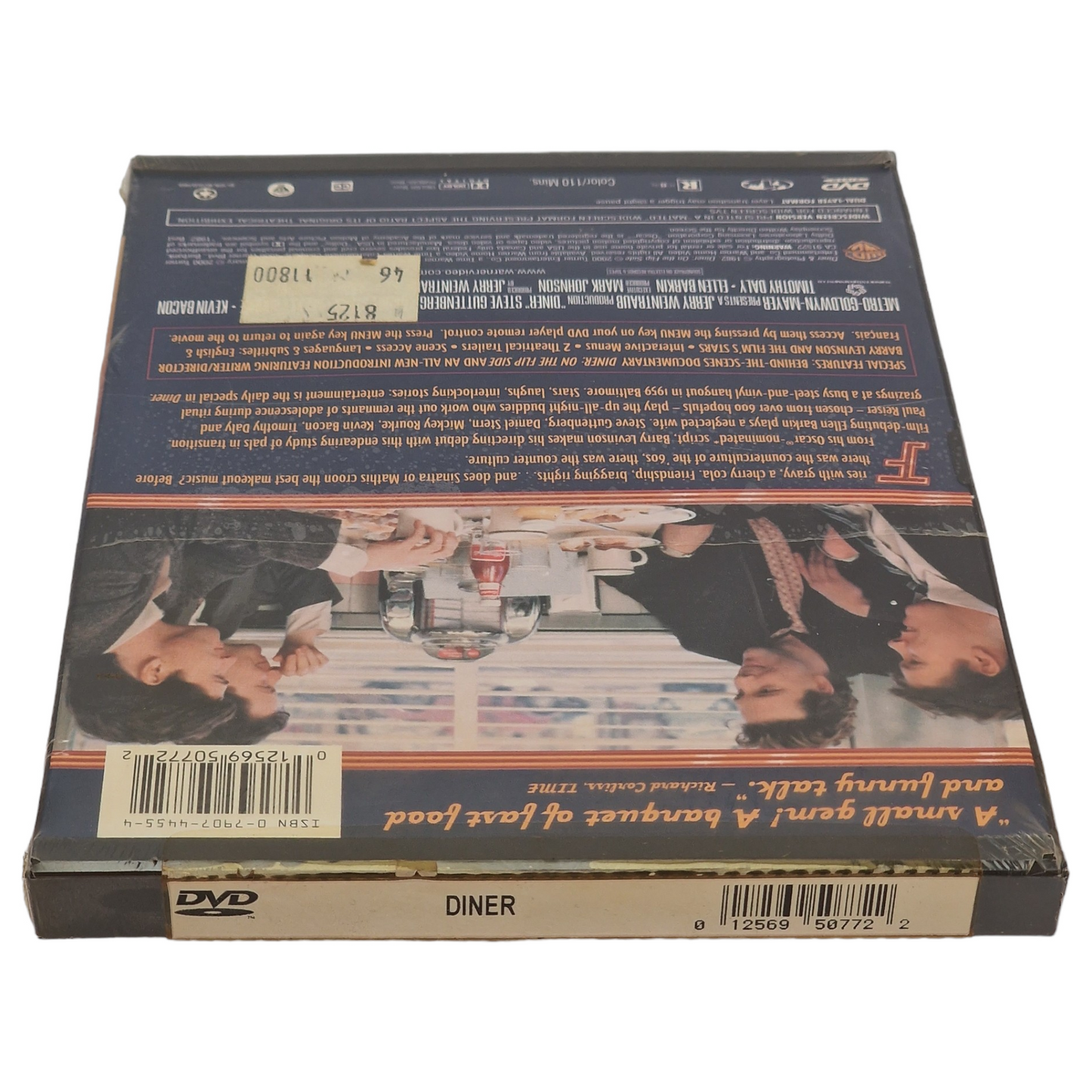 Diner DVD Étui à clapet US Import VF Région 1  Mickey Rourke  1999  Neuf