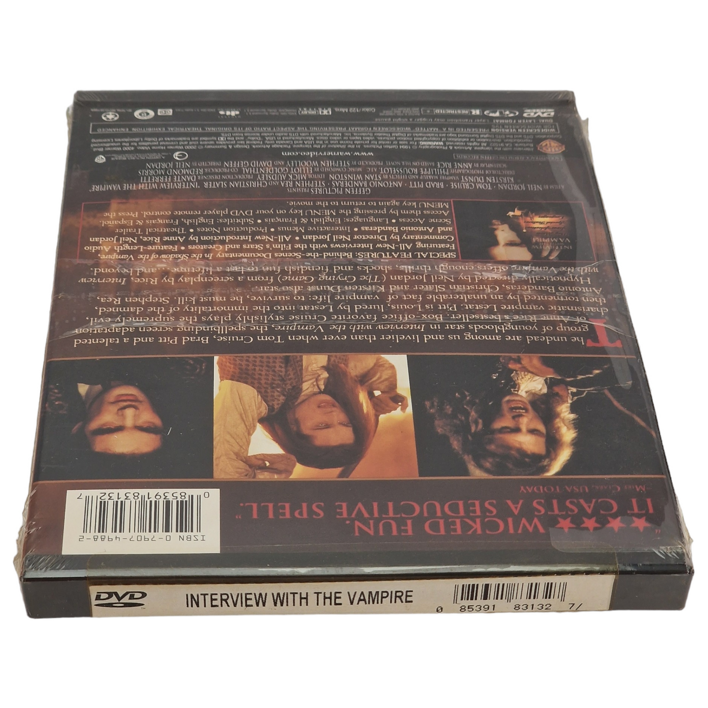 Entretien avec un vampire DVD Étui à clapet  Région 1  VF Tom Cruise, Brad Pitt