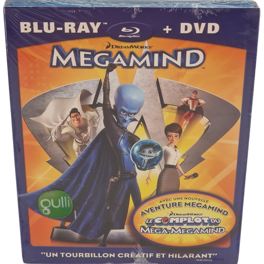 Megamind  DVD -Blu-ray + DVD France Region B DreamWorks 2011