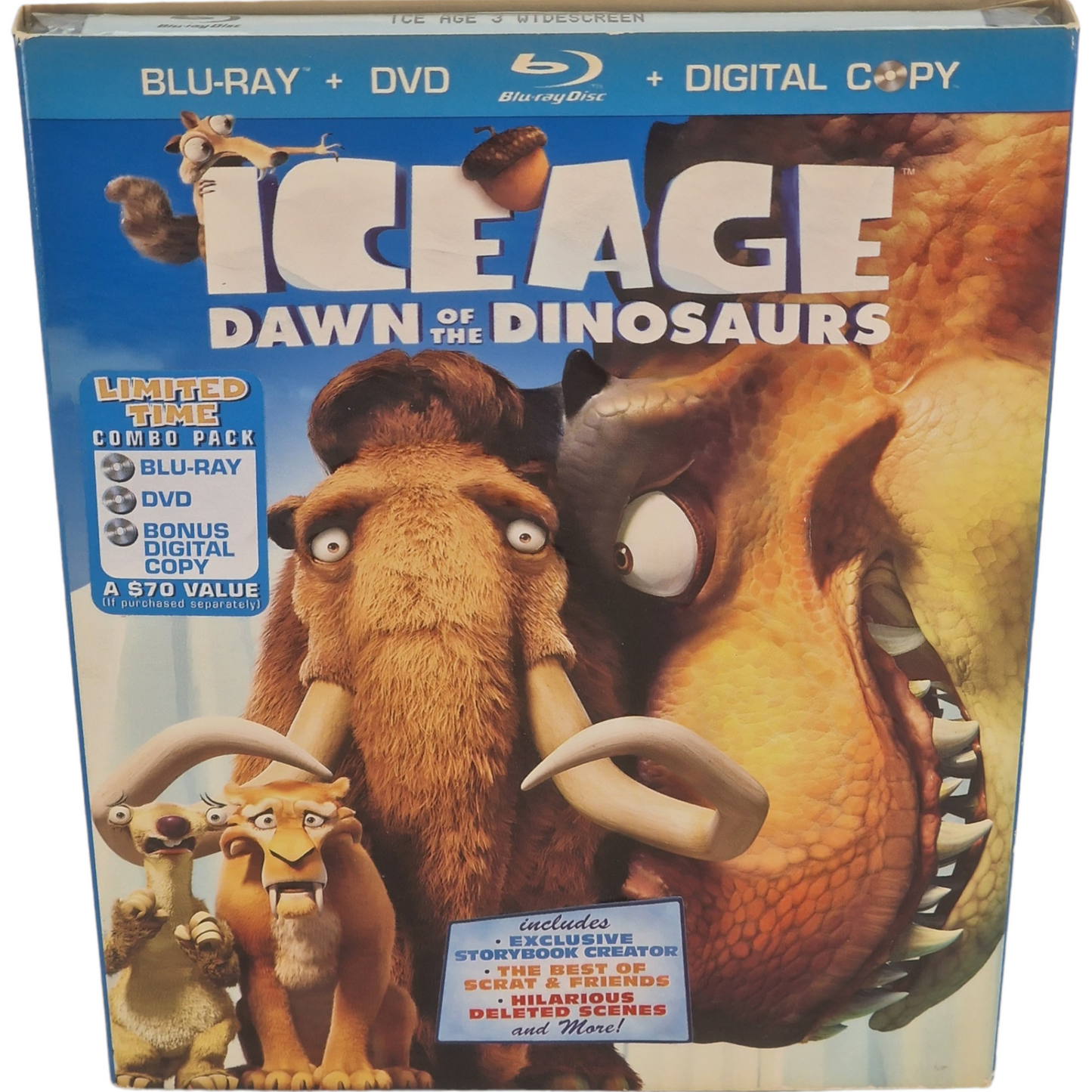 L'Âge de glace 3 Blu-ray + DVD import Region A 2009