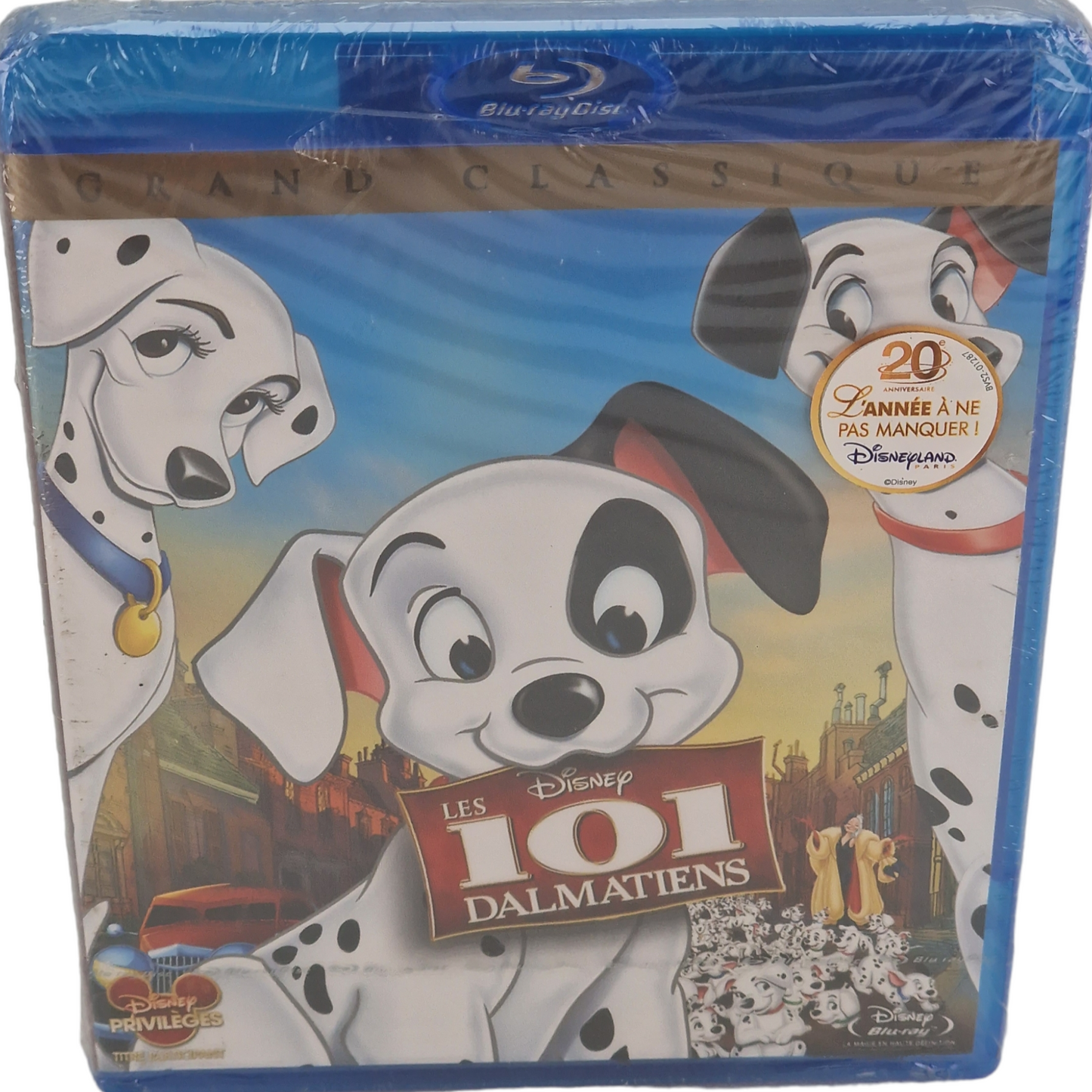 101 Dalmatians Blu-ray France Disney Region Libre Disney 2012