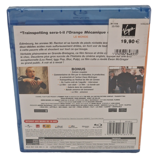 Trainspotting – Blu-ray – Zone A + Zone B – vue 3