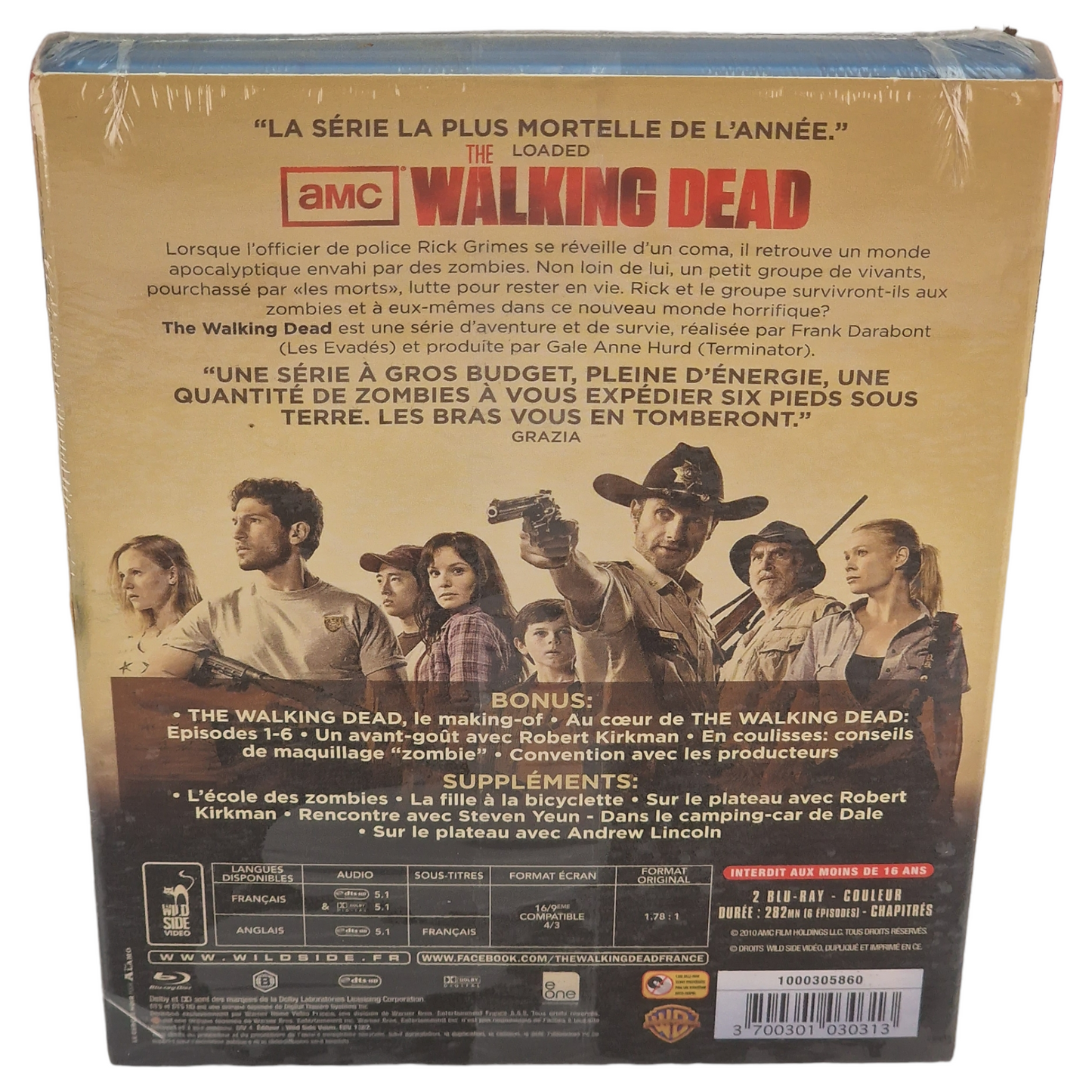 The Walking Dead : La première saison complète Blu-ray France Region Free 2012
