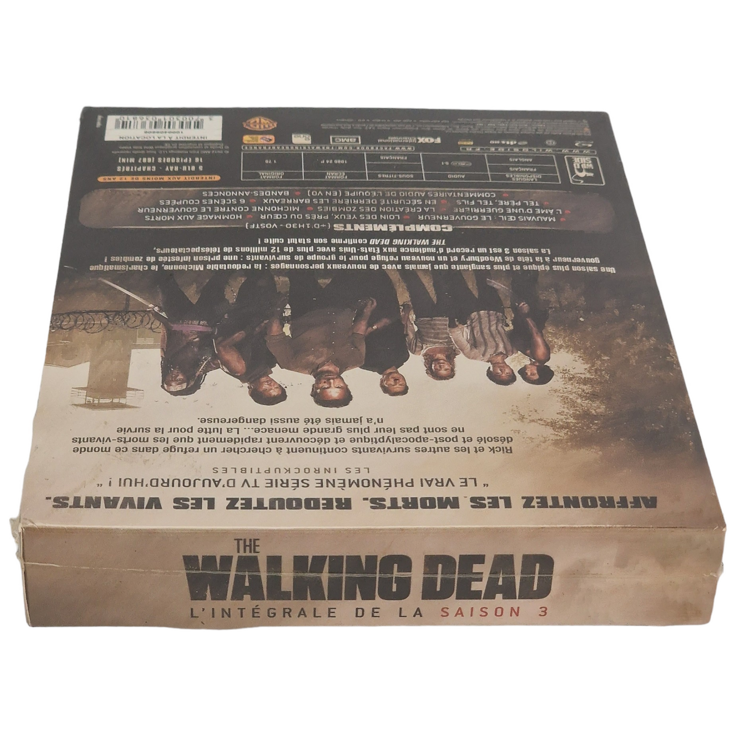 The Walking Dead :DigiPack / L'intégrale de la saison 3 Blu-ray France Region Free 2013