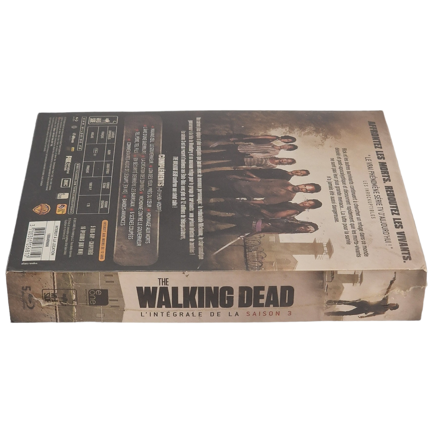 The Walking Dead :DigiPack / L'intégrale de la saison 3 Blu-ray France Region Free 2013