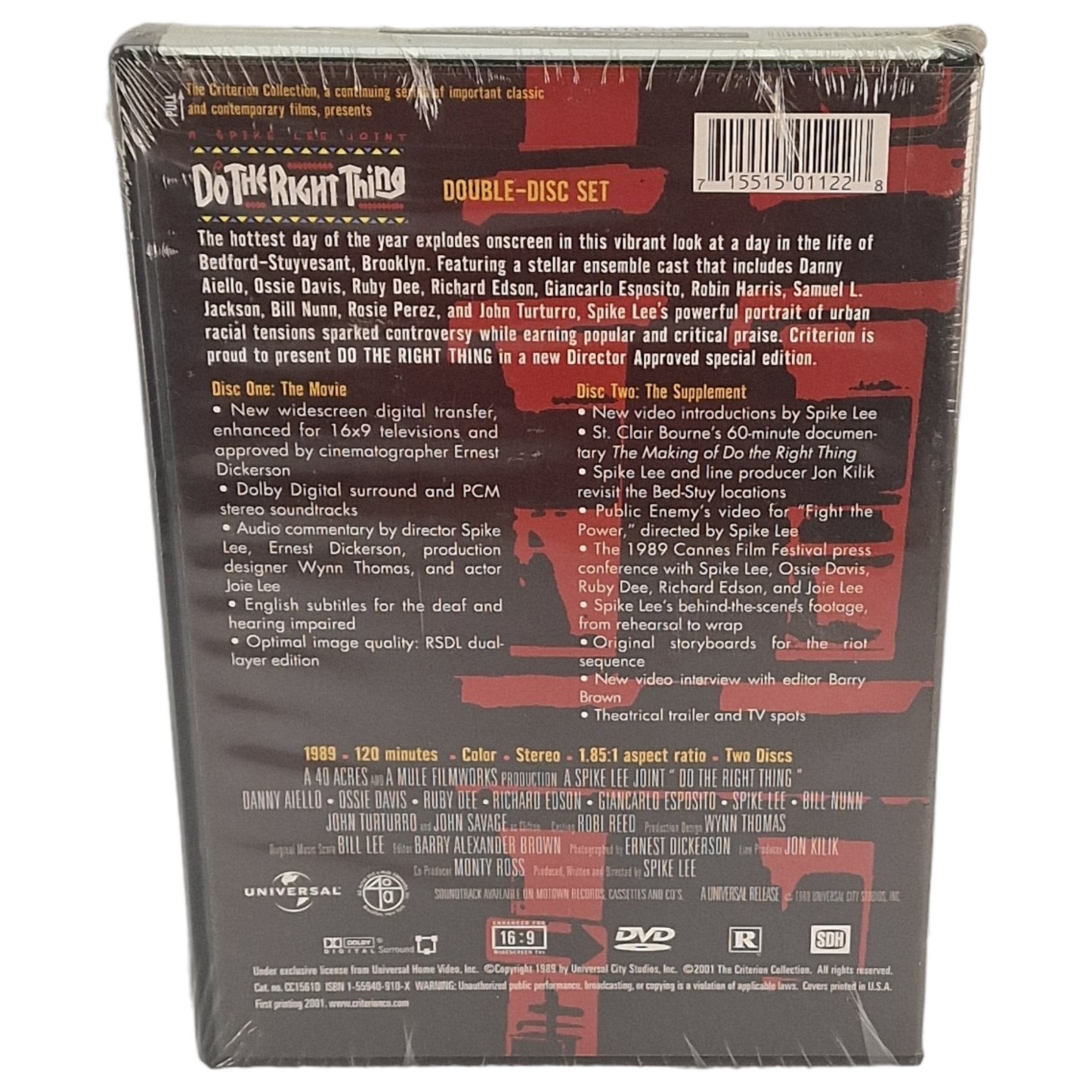 Do the Right Thing DVD La collection Criterion US Import VO Region A Spike Lee