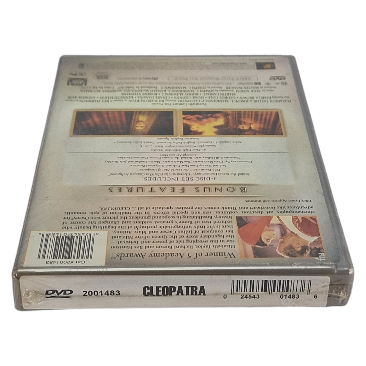 Cleopatra DVD Five Star Collection Elizabeth Taylor US Import VF Region A 2001 Neuf
