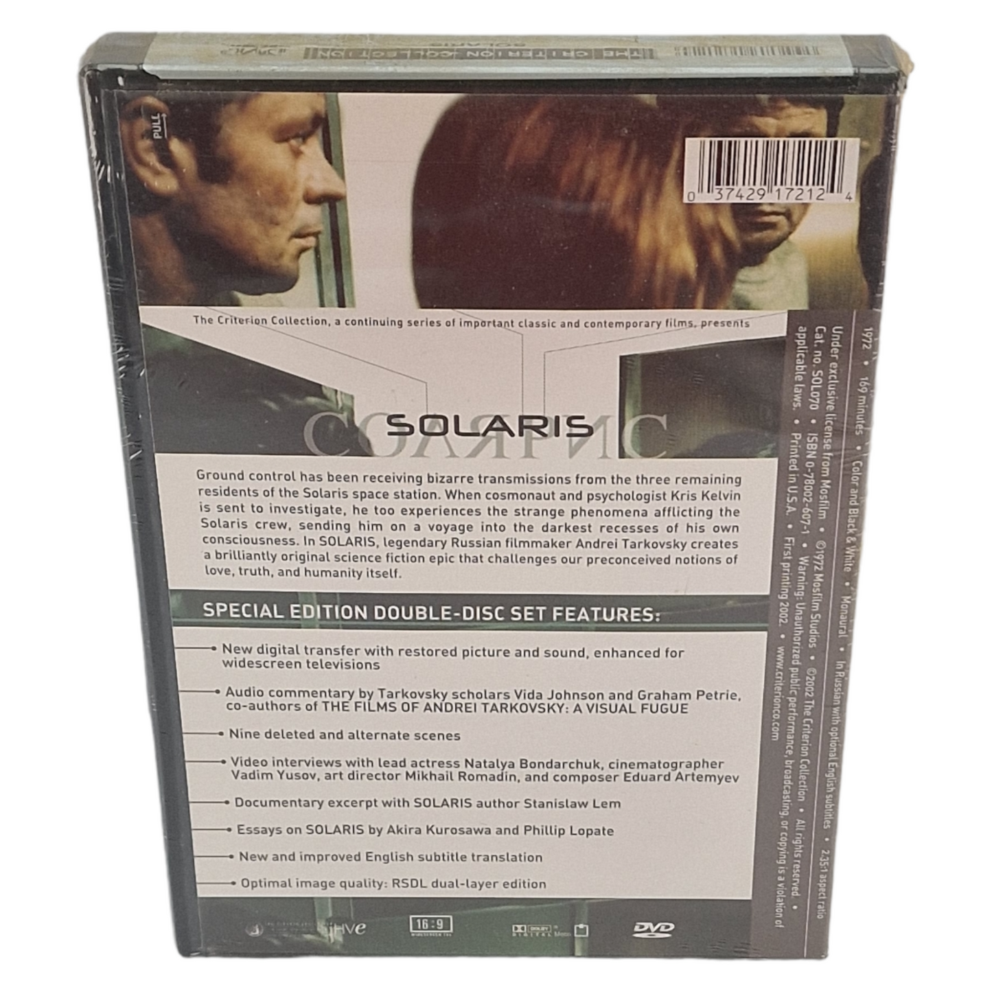 Solaris  DVD La collection Criterion Солярис / Solyaris 1972 US Import VO Region A