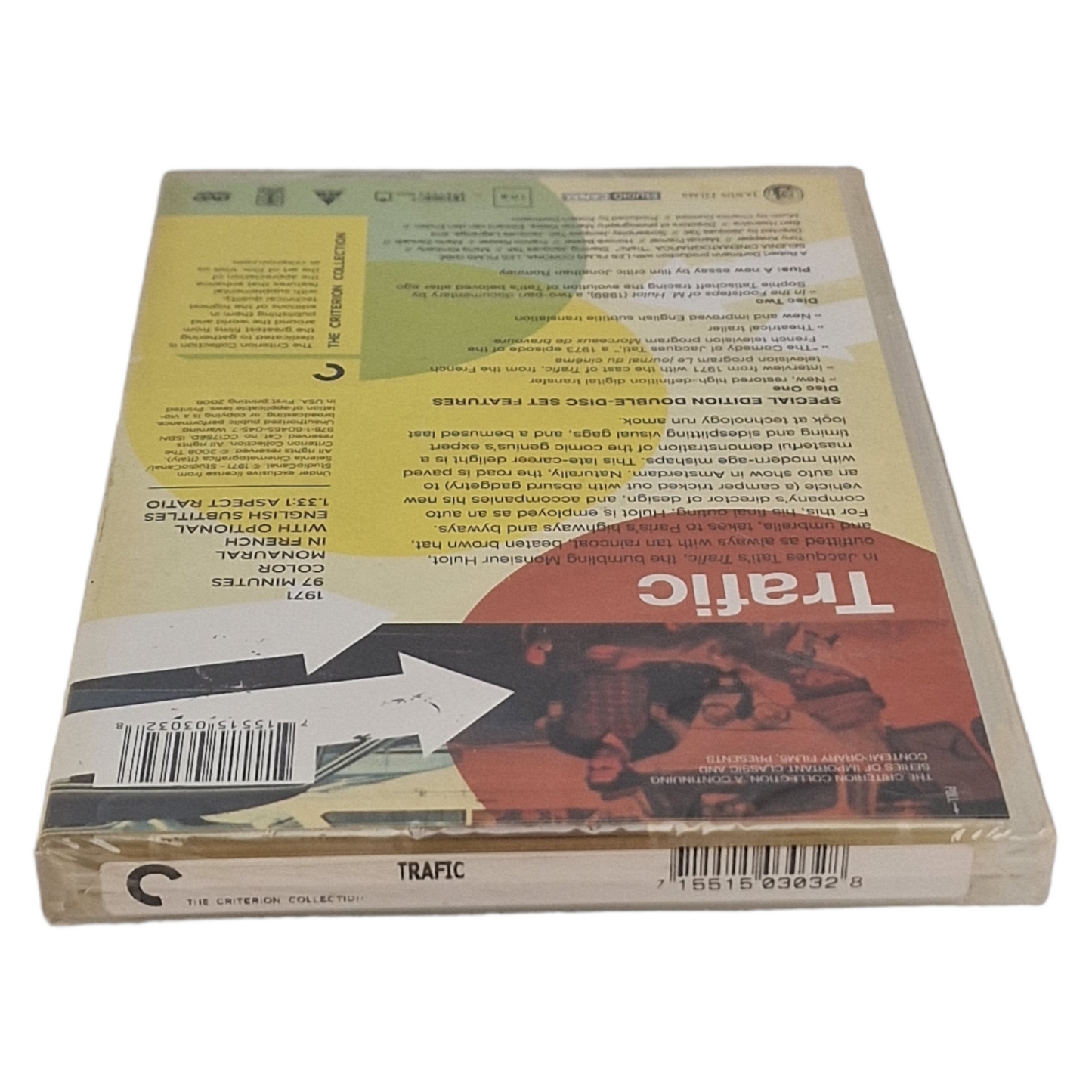 Trafic DVD La collection US Import Jacques Tati 1971 VF Region A 2008 Neuf