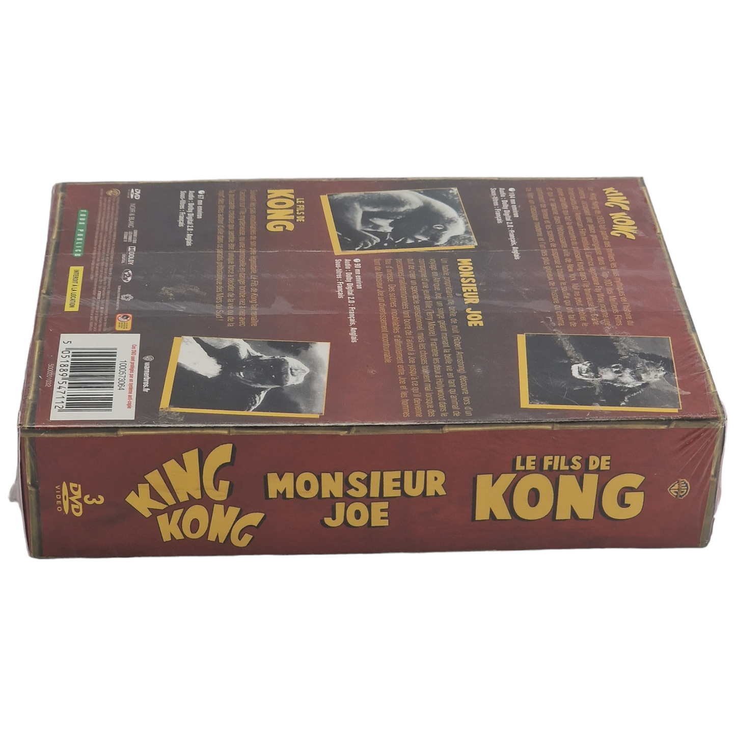 King Kong + Monsieur Joe + Le fils de Kong - Pack DVD  France Region B  2001