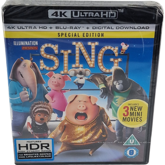 Sing 4K Ultra HD  UK  Import Don’t Worry ’Bout a Thing Zone B
