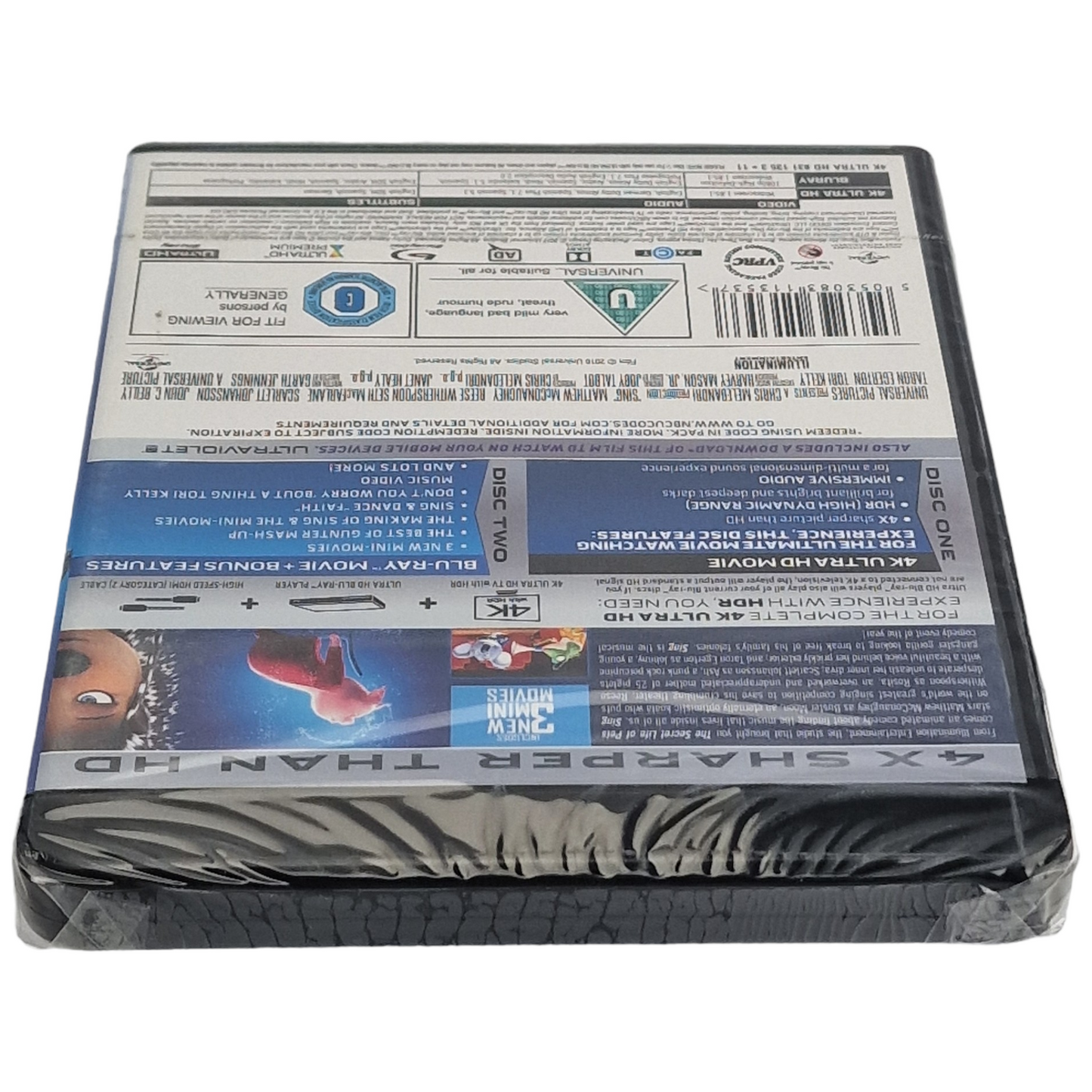Sing 4K Ultra HD  UK  Import Don’t Worry ’Bout a Thing Zone B
