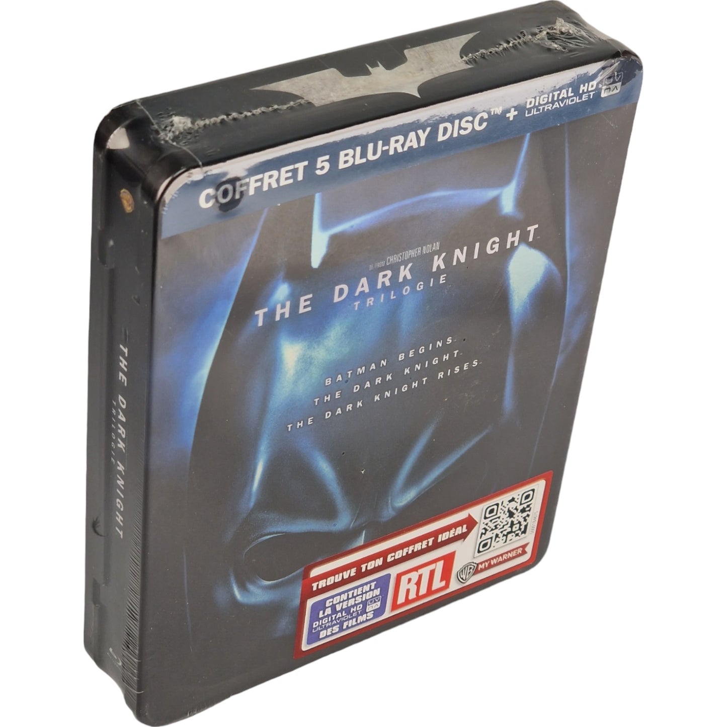 The Dark Knigh -Trilogie Coffret Blu-ray SteelBook Christopher Nolan Zone B 2013