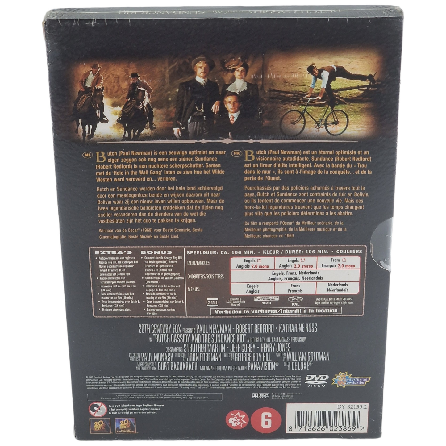 Butch Cassidy et Le Kid DVD -édition Collector DigiPack France Region B Neuf