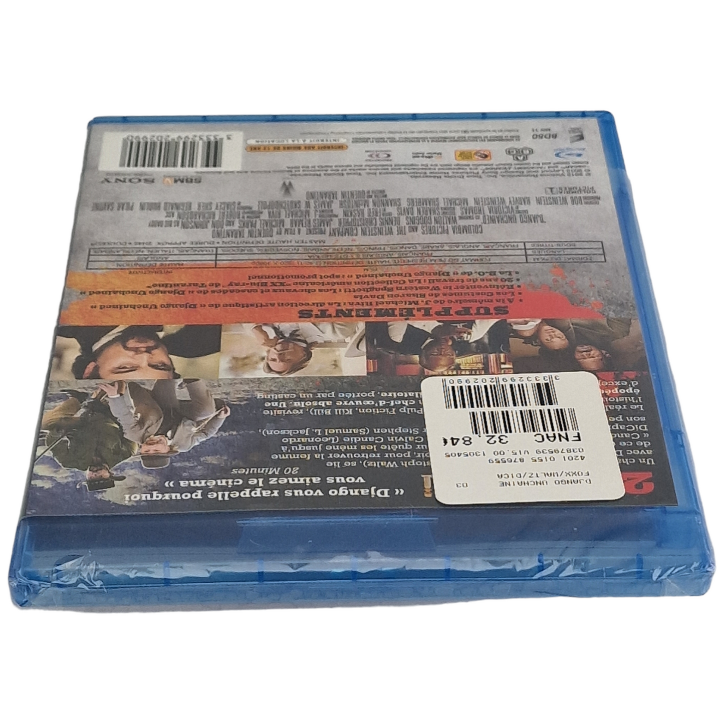 Django Unchained Blu-ray France Region B  Quentin Tarantino   2013  Neuf