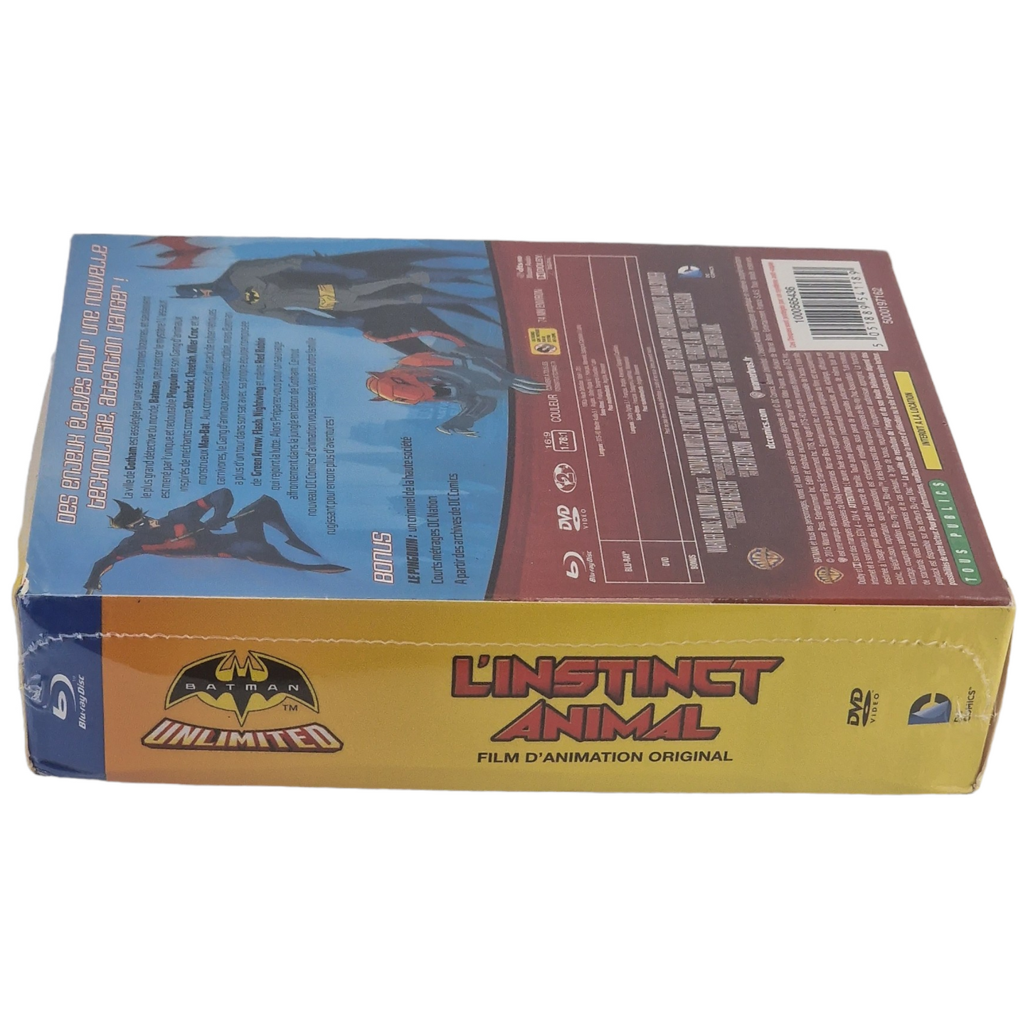 Batman Unlimited: L'instinct animal Blu-ray+DVD DigiPack Region Free Neuf 2015 Neuf
